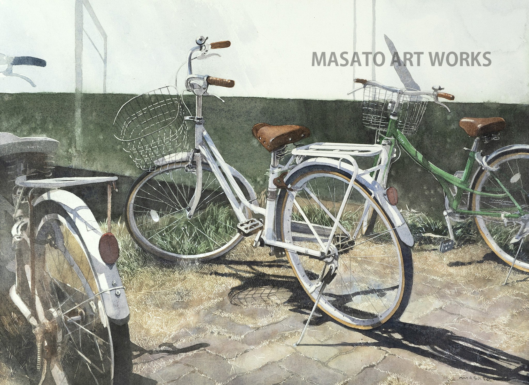 水彩画は「路面電車」を描いてスキルアップしました｜MASATO ART WORKS