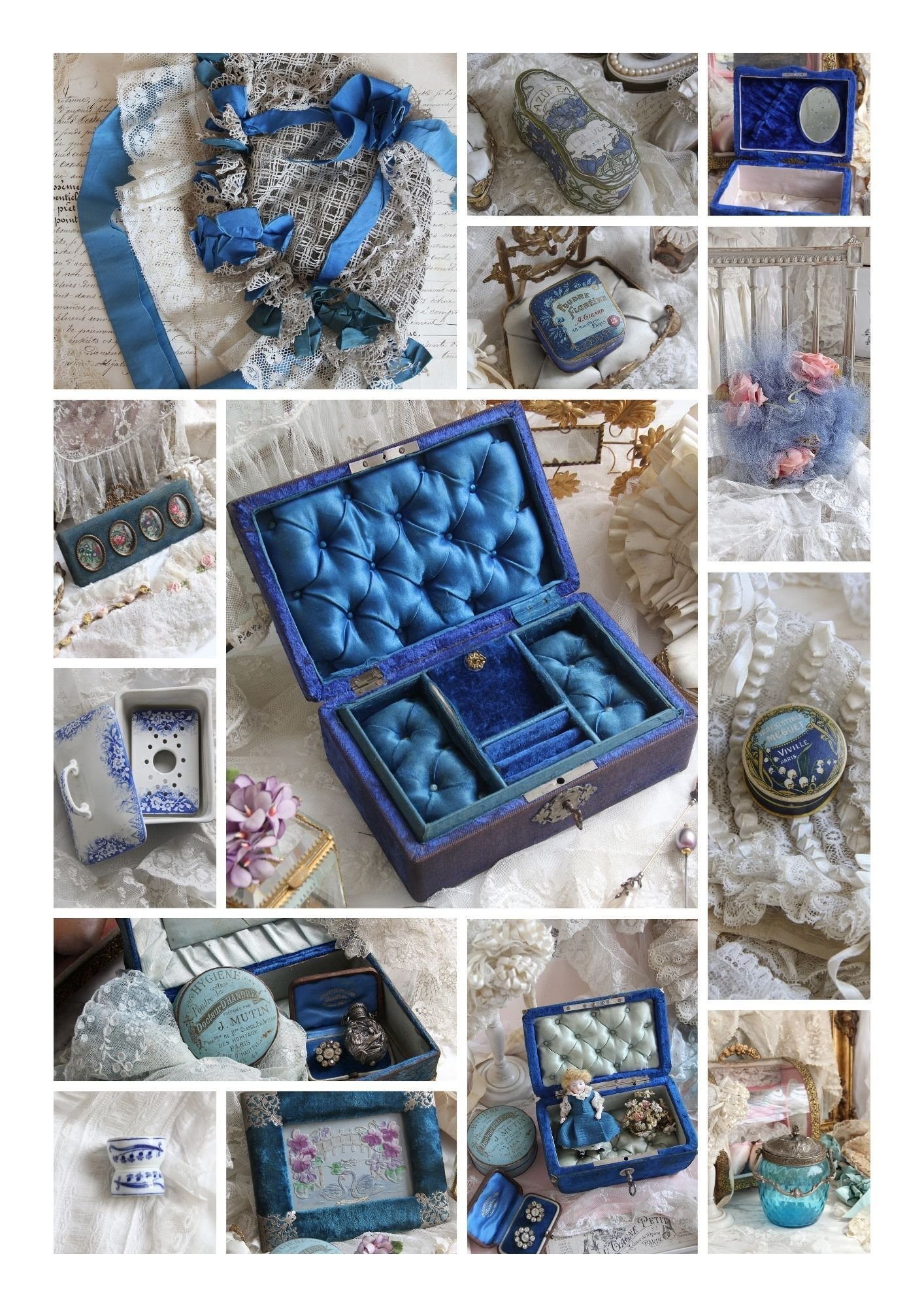 100年前の青色の時間、青色の蒐集、海の骨董店。｜アンヴァンテール