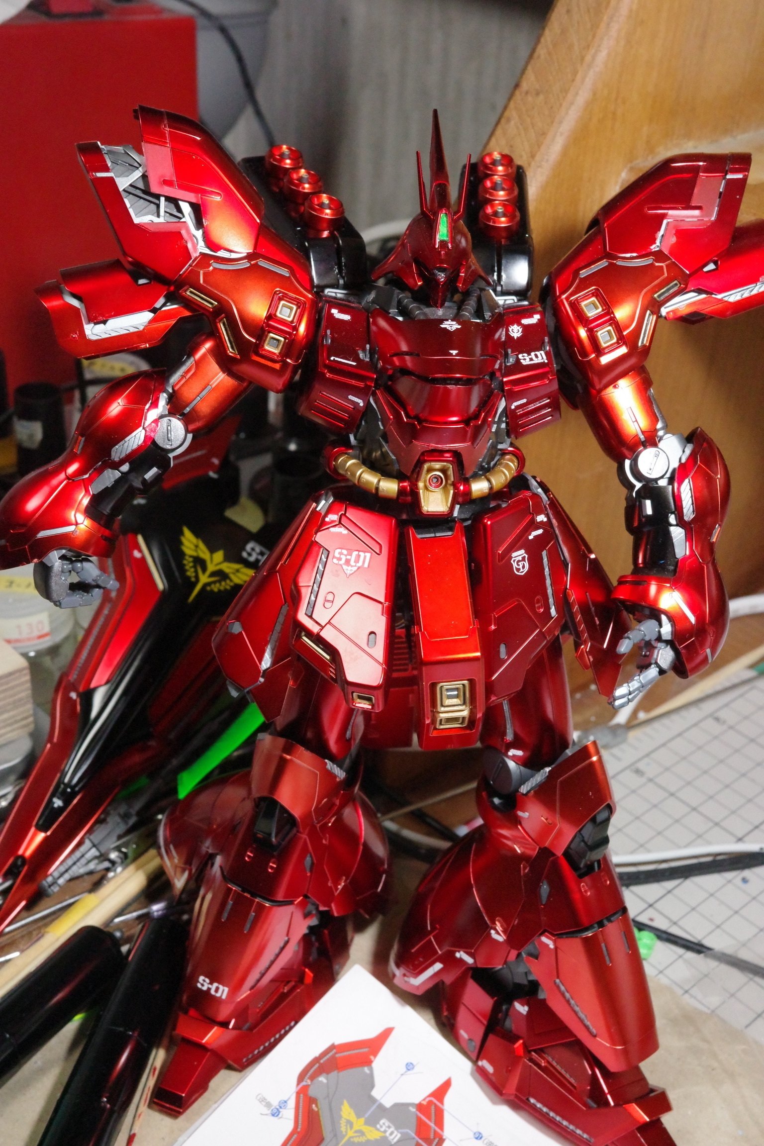 ソコタノ日記:ものづくり編>ガンプラの特殊塗装モデルのゲートは