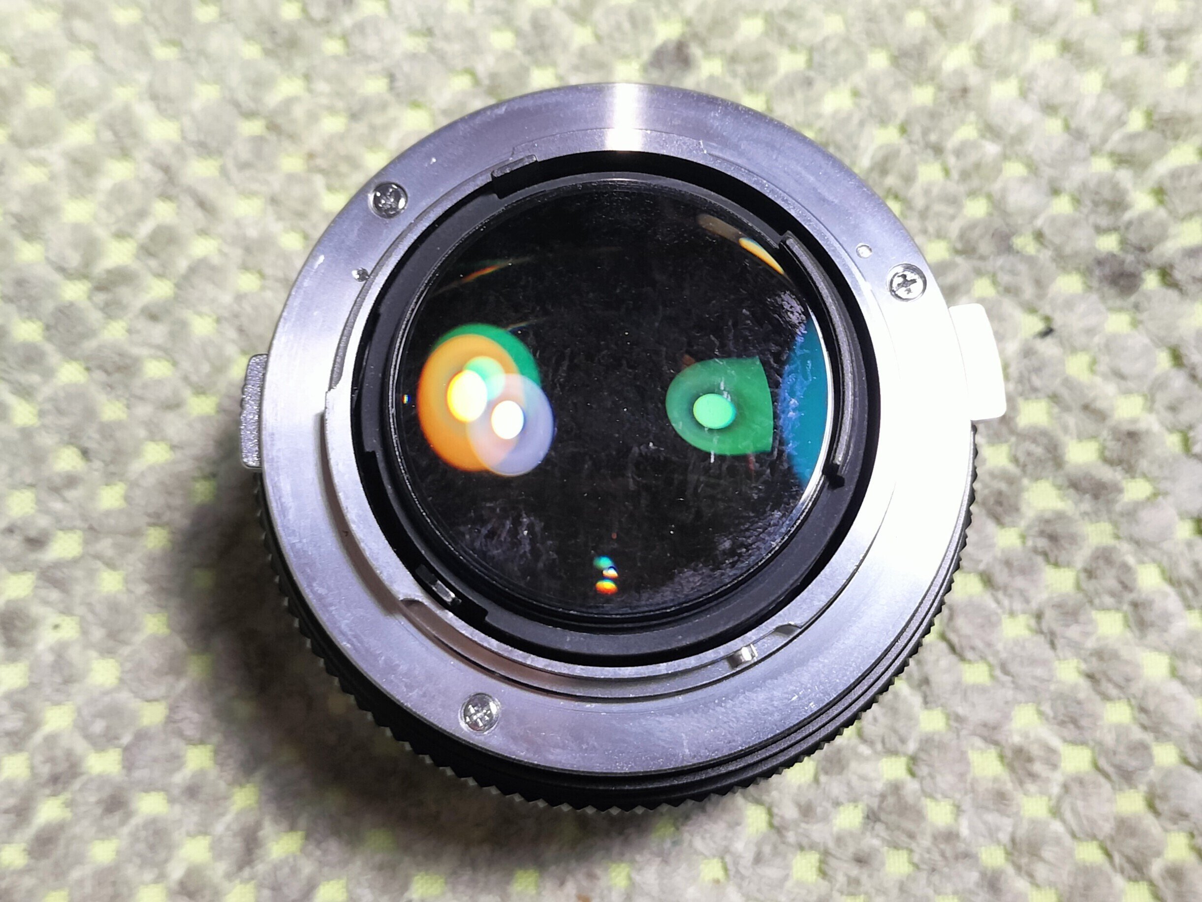 Olympus OM-SYSTEM 50, 55mm F/1.2の分解｜フィルムカメラ修理のアクア