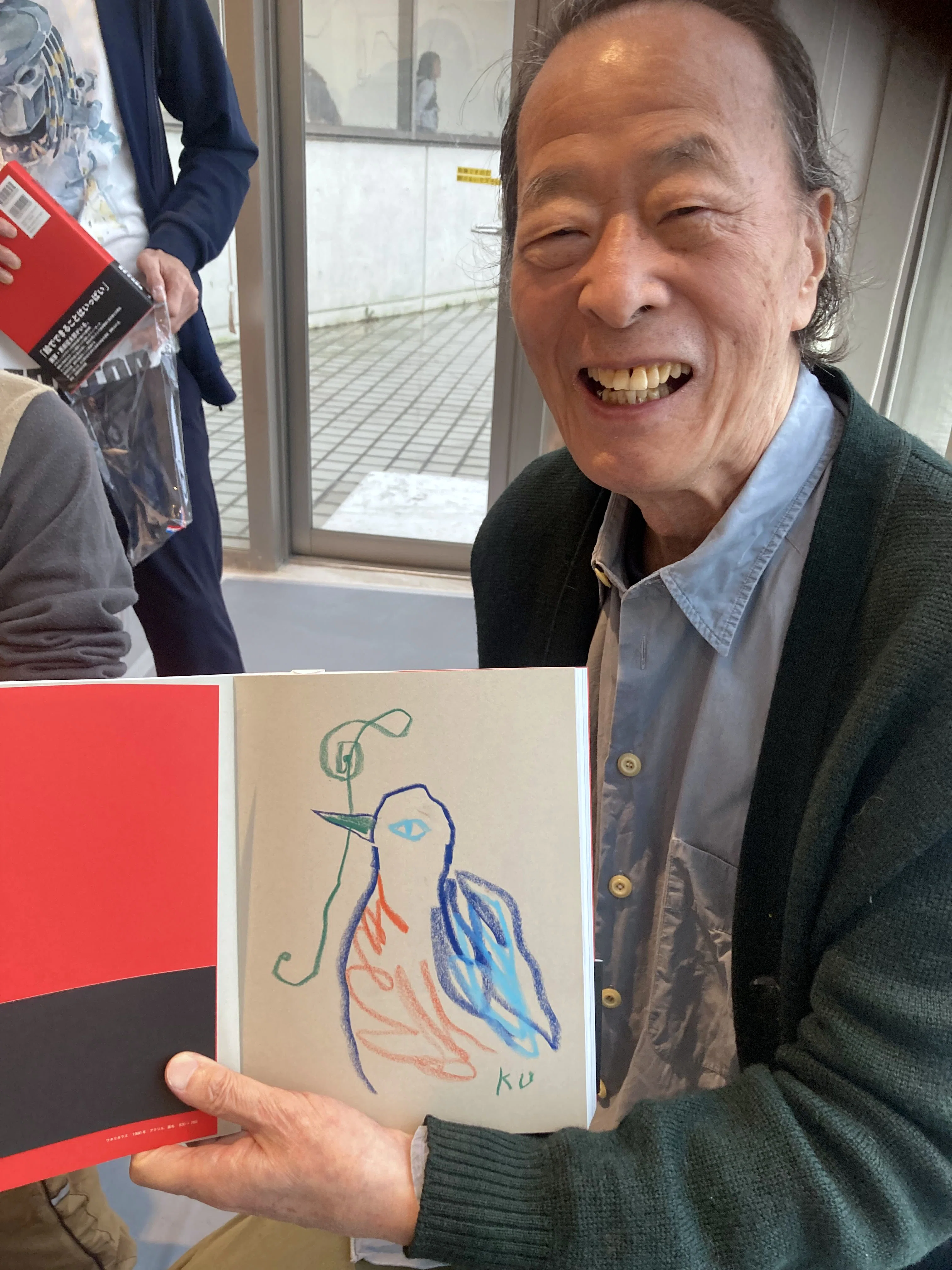 黒田征太郎 直筆画色紙 黒田征太郎展覧会『悲の器 ～水と光～』@BAG-Brillia Art Gallery-（6