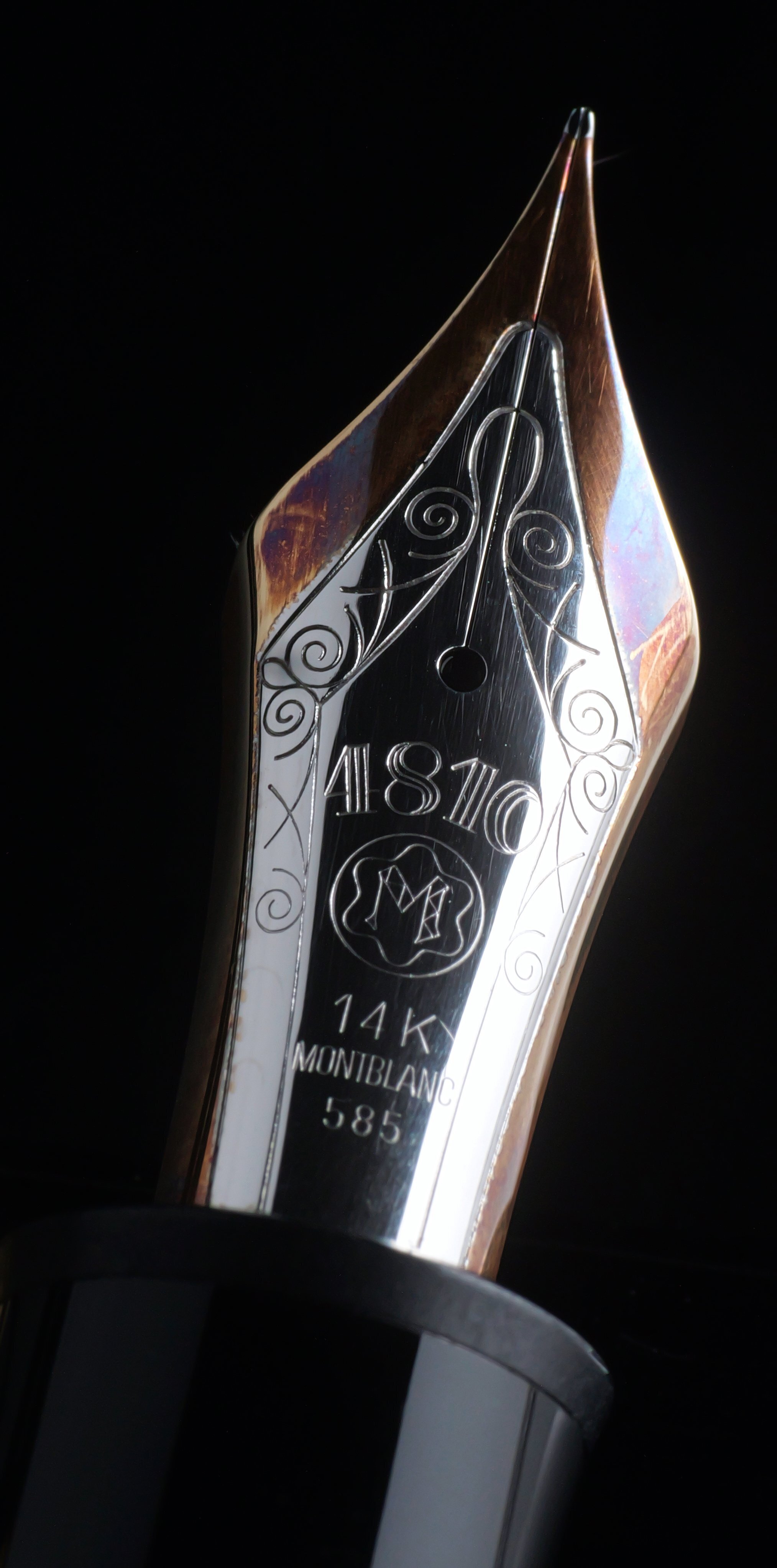 ★モンブラン※稀少なノブレス最高峰プラチナ張りNo1957金運とステイタスの証！ モンブラン ☆金運とステイタスの証最高峰稀少なノブレス☆プラチナ