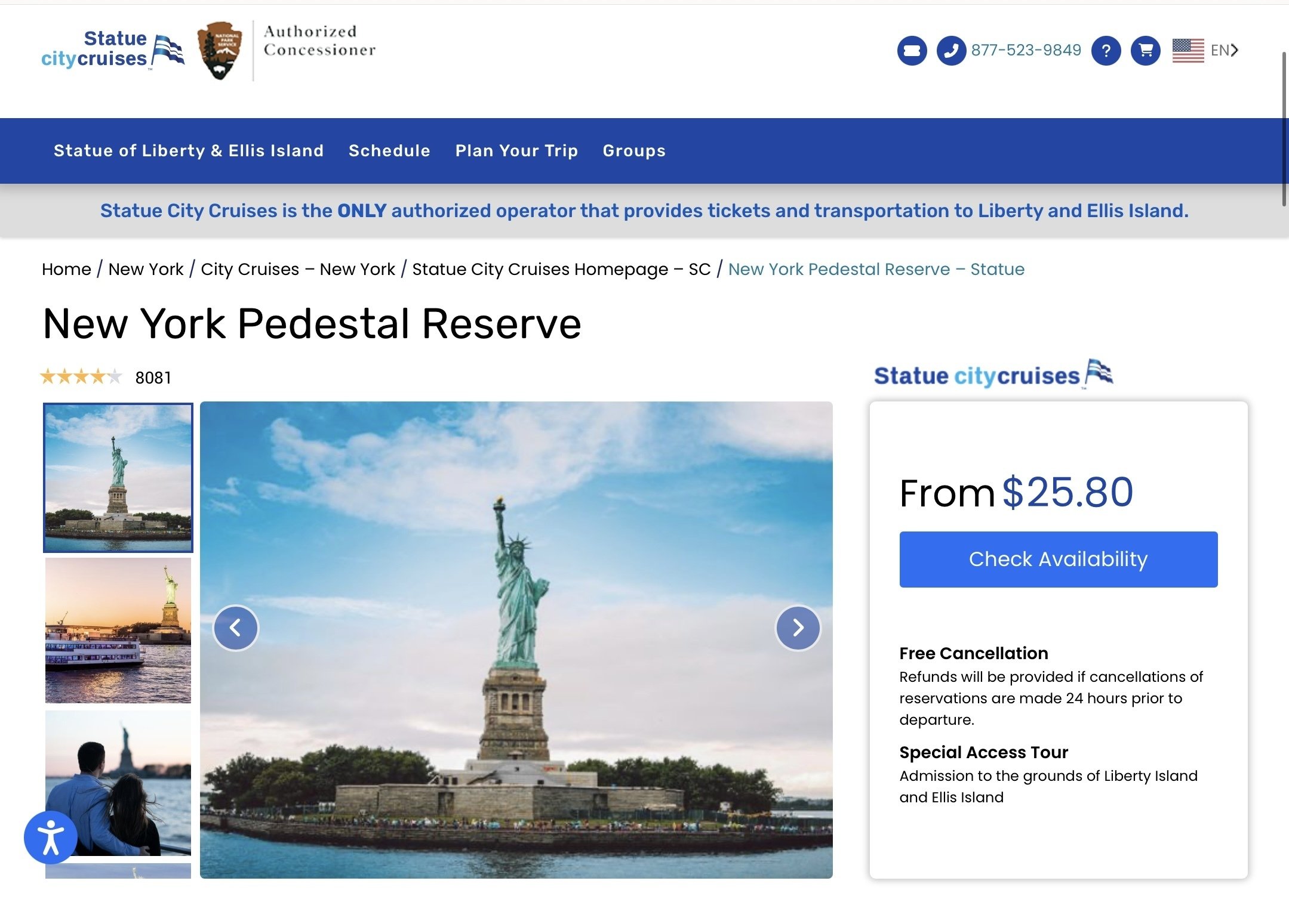 2025夏北米#10 自由の女神像へ。3種類のチケット購入方法と訪問記録