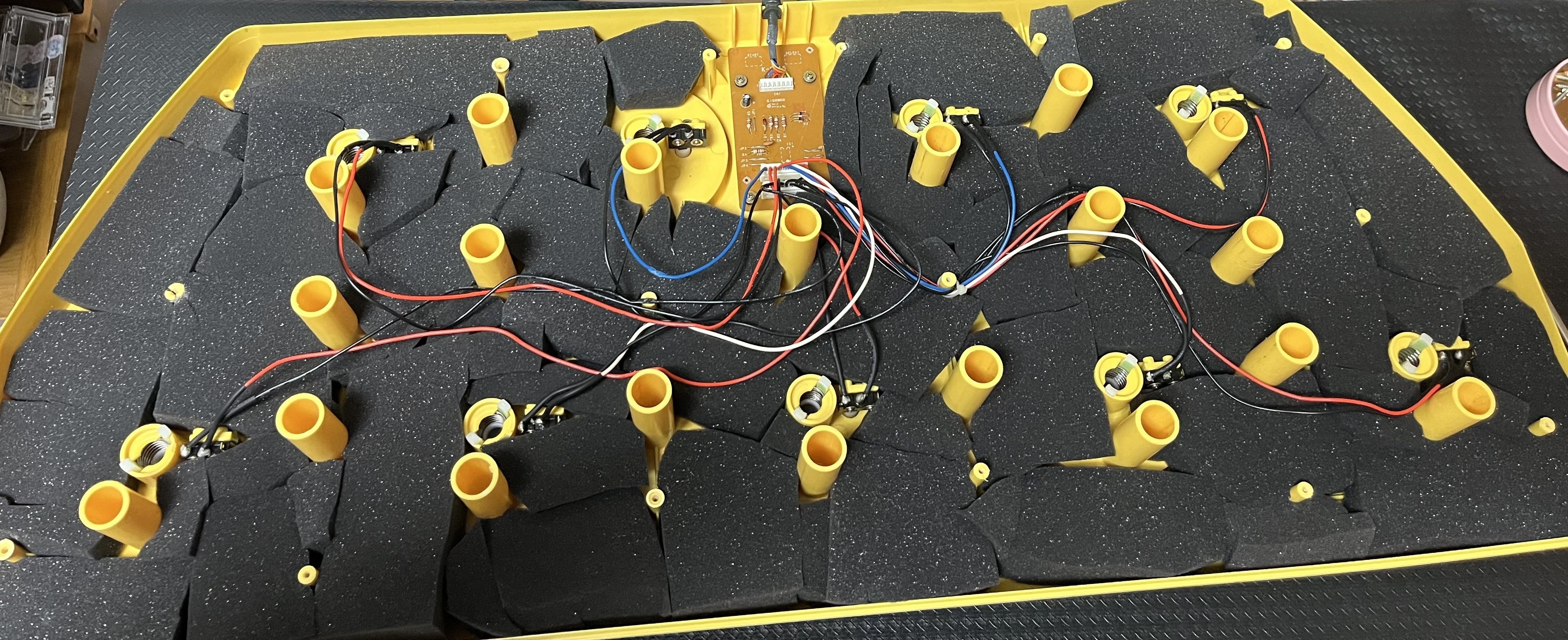 ポップンミュージックアーケードスタイルコントローラー(PS版)静音化