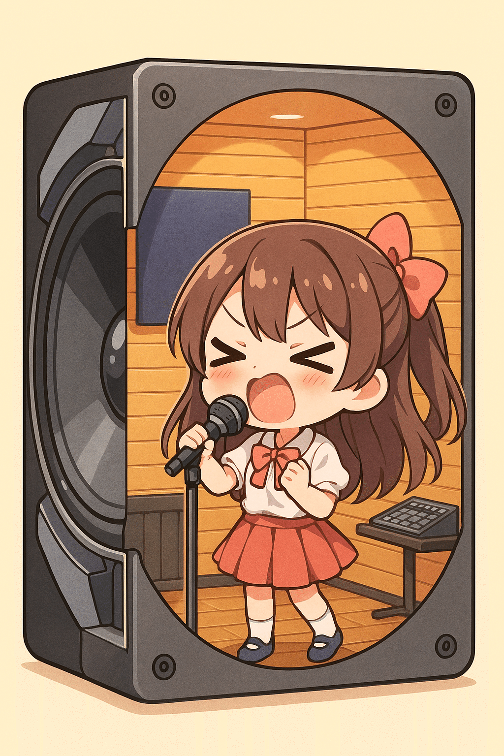 中の人」のイラストに挑戦してみる｜雨宮白虎