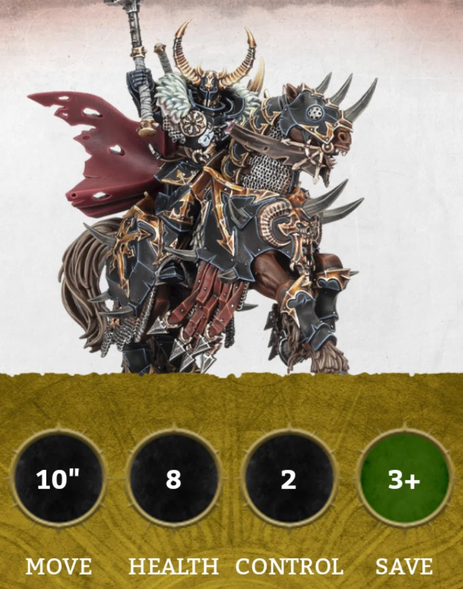 AoS 4th Ed] Unit Review StD Edition ⑥ Chaos Lord (on Mount)｜田中