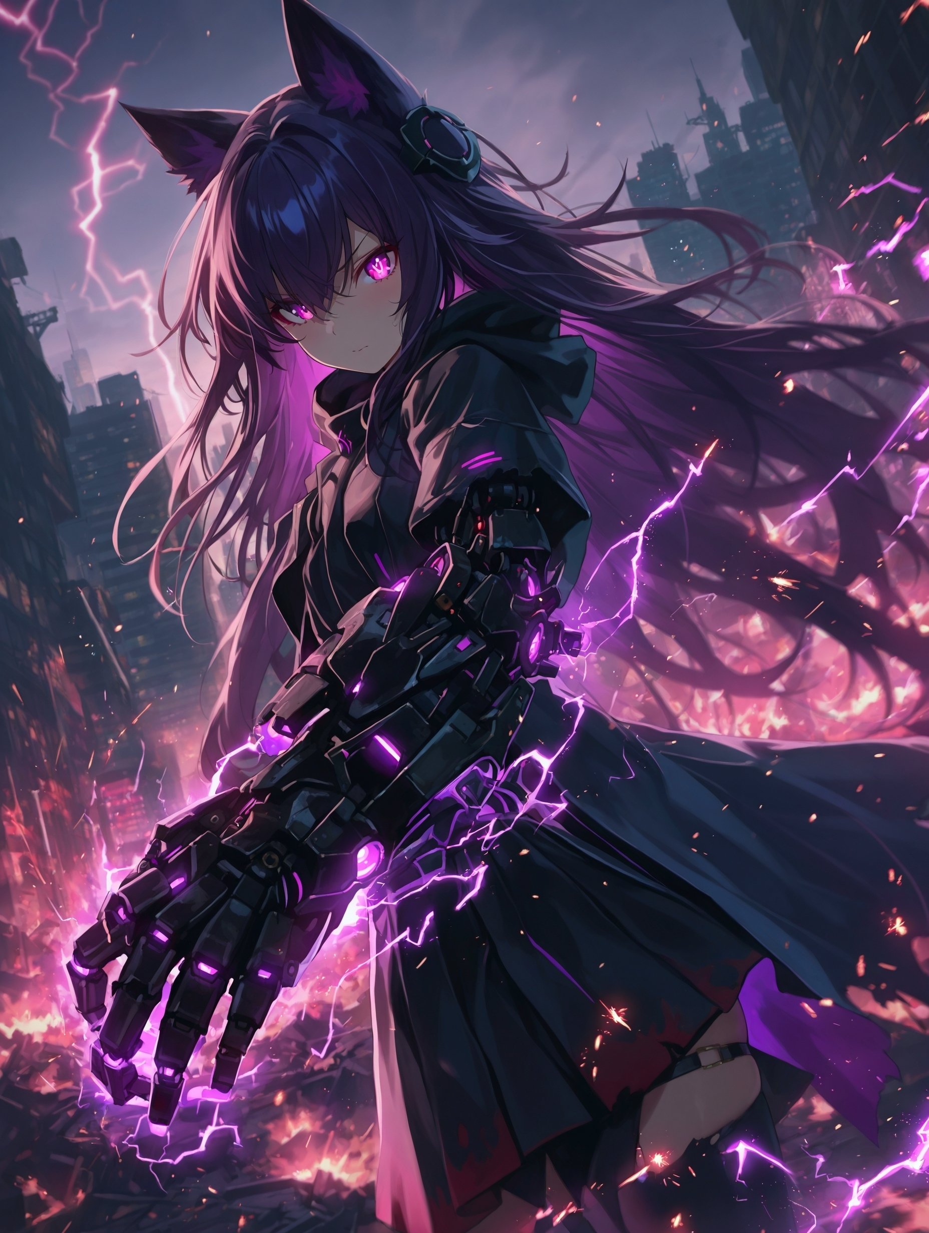 AIイラストギャラリー｜可愛くダークに！メカニックダークファンタジー