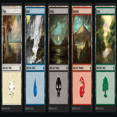 MTGアリーナ】好きな基本土地5選とアイテムの入手性｜Numb