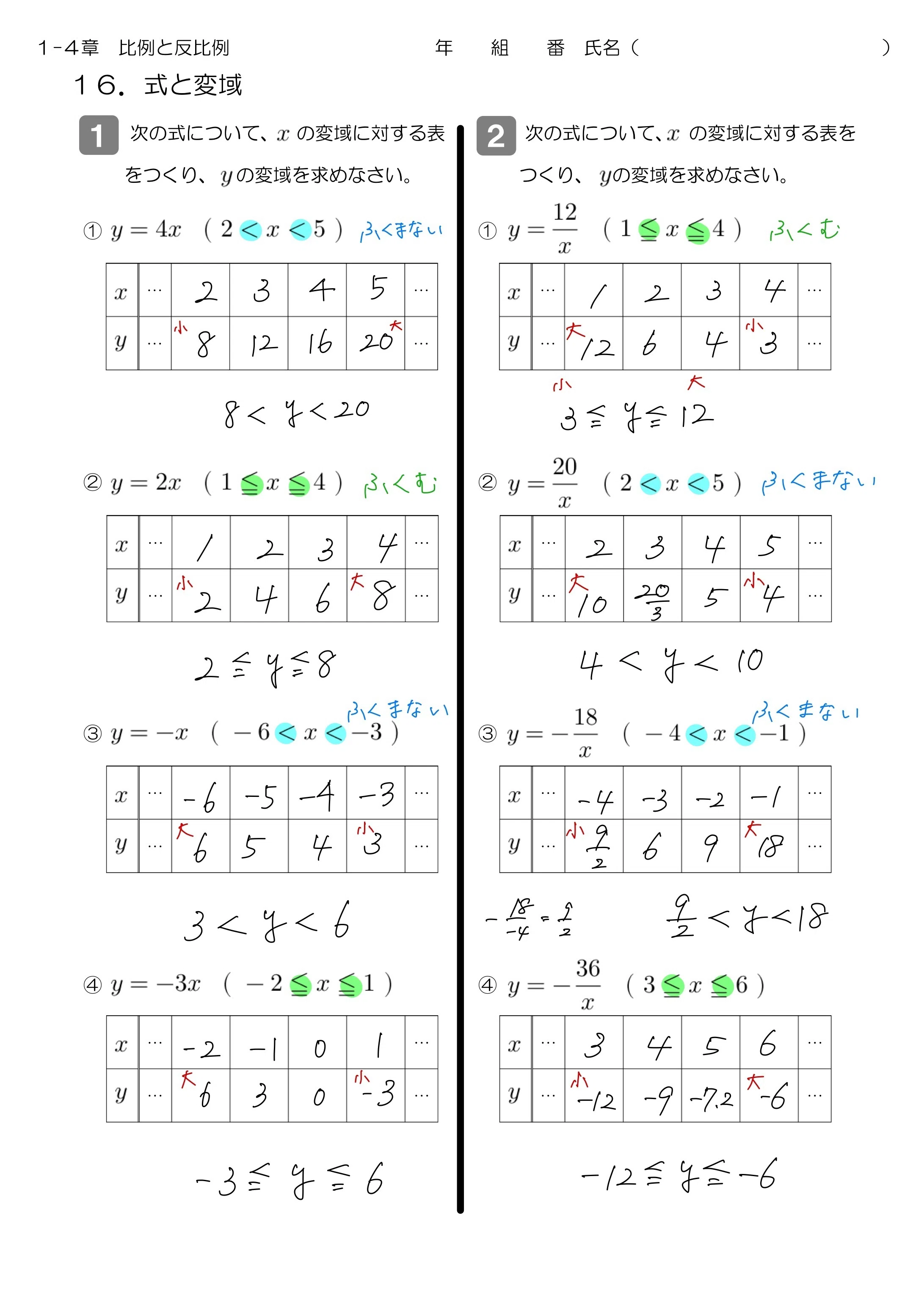 【中古】 比例・反比例なんてこわくない！ 中1 比例・反比例｜Math_print
