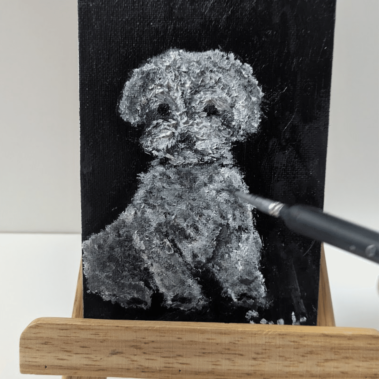 油絵　ゆ(o^^o)★確認　ベストフレンド犬 油絵 ゆ(o^^o)☆様専用確認 ベストフレンド犬