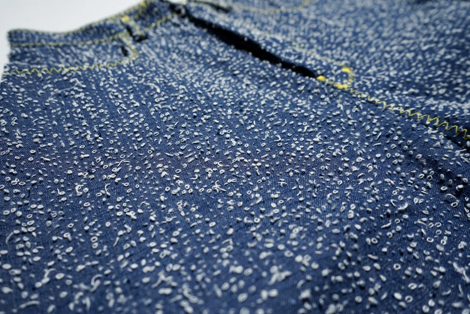 osakentaro 23AW プリントデニムパンツ デニムに降る雪 〜 osakentaro 