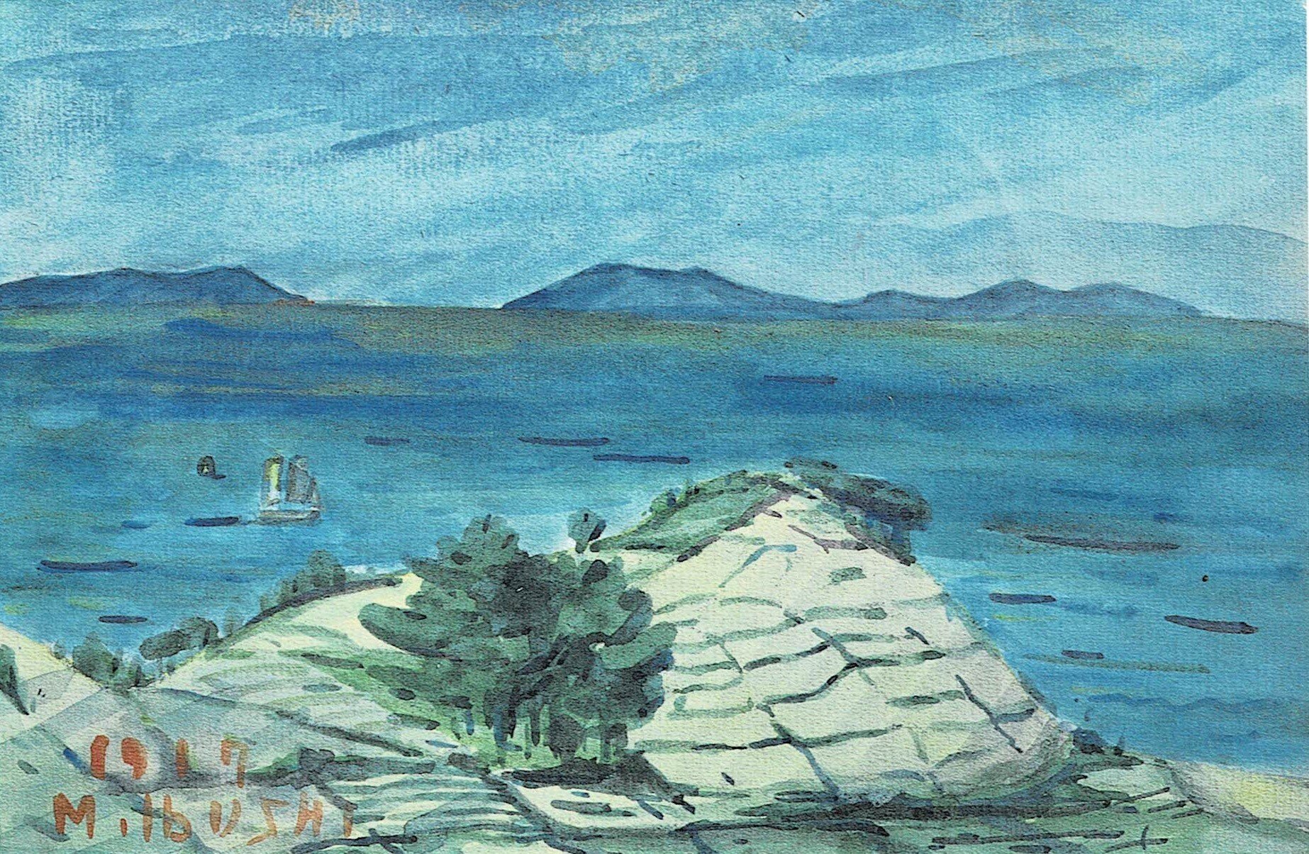 画家を志した少年・井伏鱒二の水彩画【アートのさんぽ】＃41｜谷藤史彦