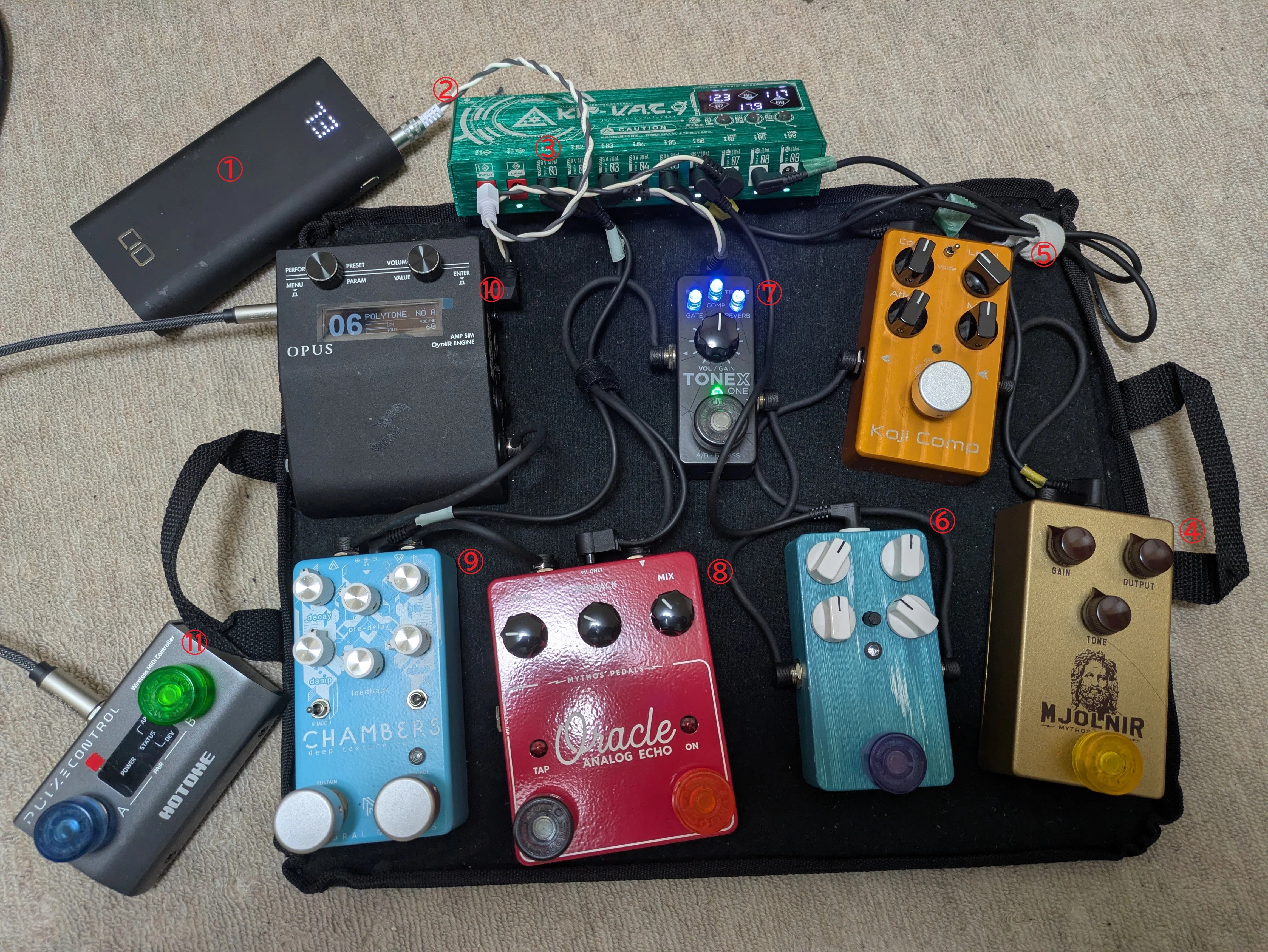 エフェクターボード実践編（2025/11/08)｜桝田 悠(Masuda Hisashi)