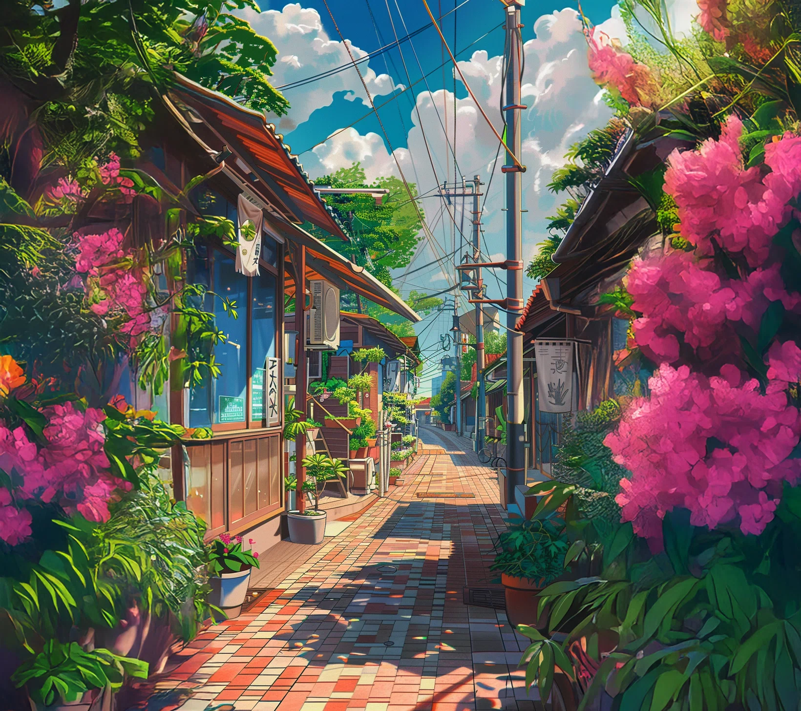 夏空と懐かしい風景｜フルタニケンジ