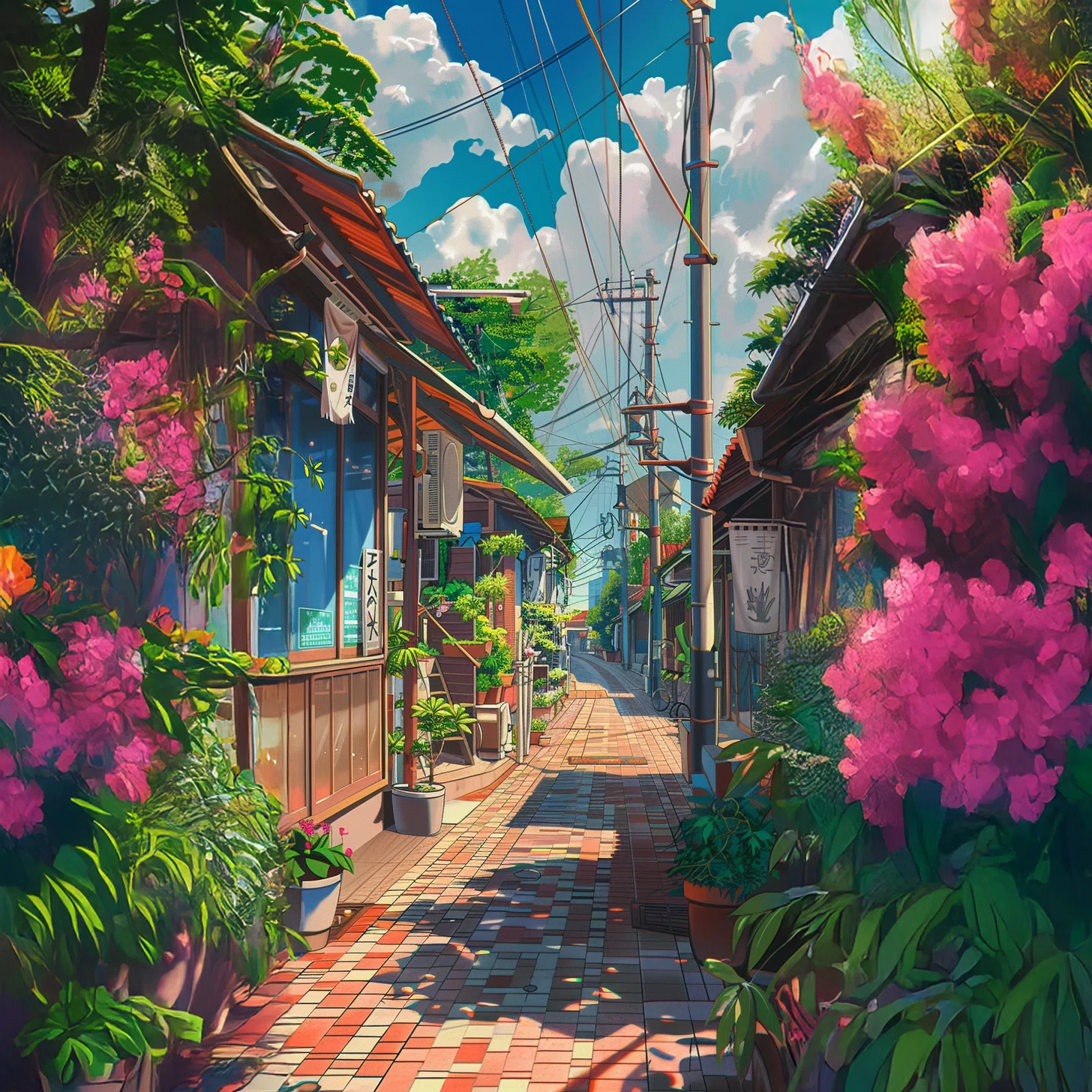 夏空と懐かしい風景｜フルタニケンジ