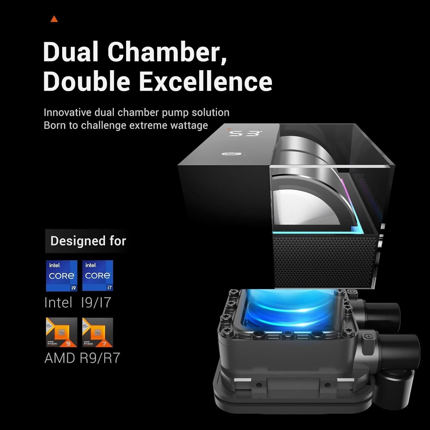 PCCOOLER CPS DS360 AIO液冷CPUクーラー Amazon.com: CPS All-in-One Water Cooling Cooler 