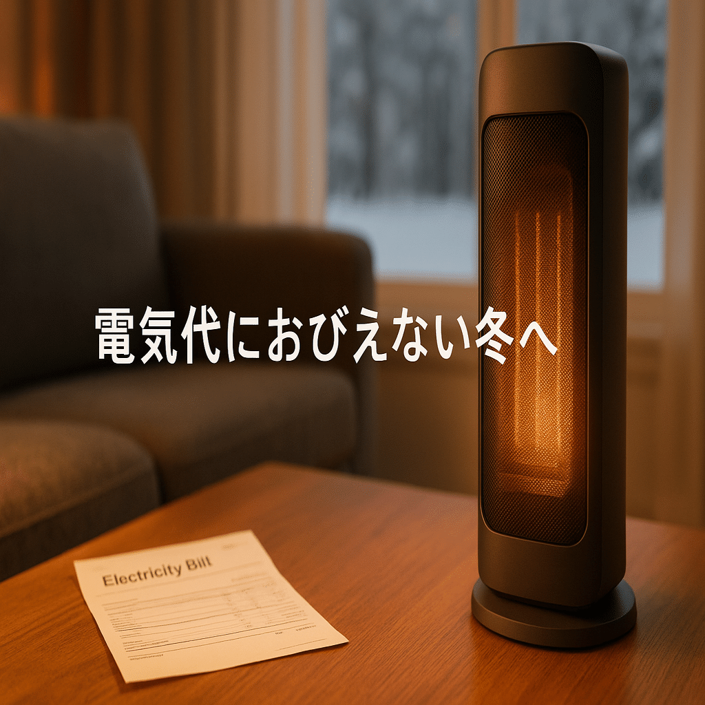 電気代にびくびくしない冬へ。Joy zone セラミックヒーター AI自動制御