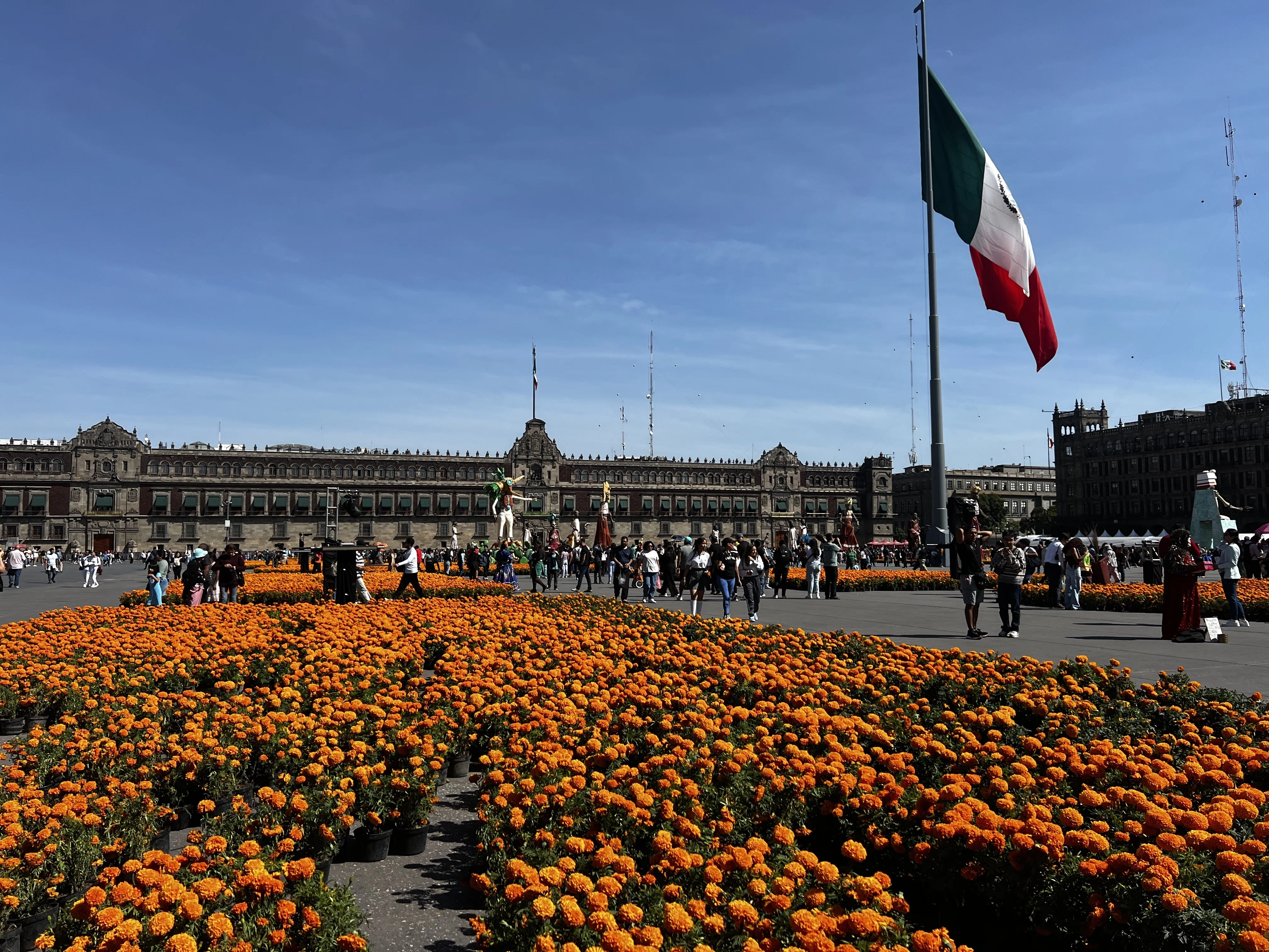 メキシコ旅🇲🇽〜メキシコシティ編①〜市内移動、念願のソカロ広場