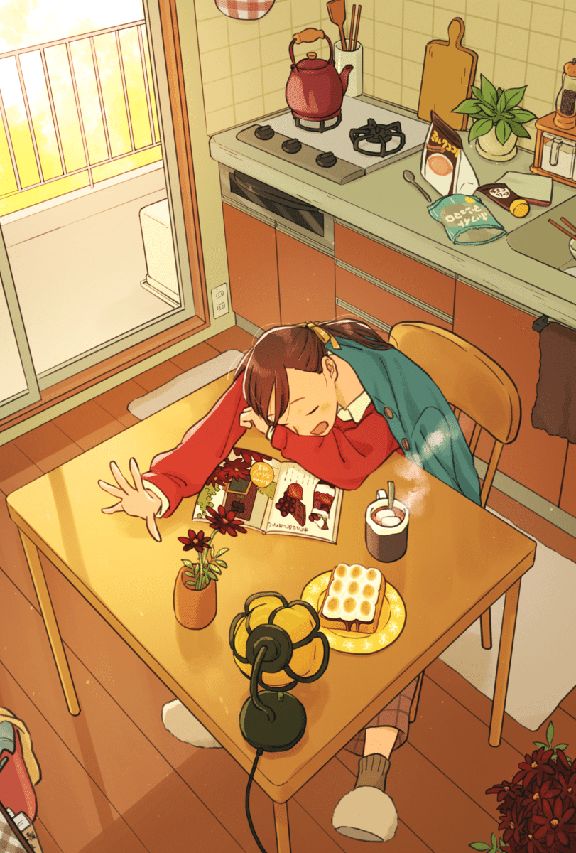 イラスト解説】〝何もしない〟を、満喫する。そんな日をえがく｜松峰