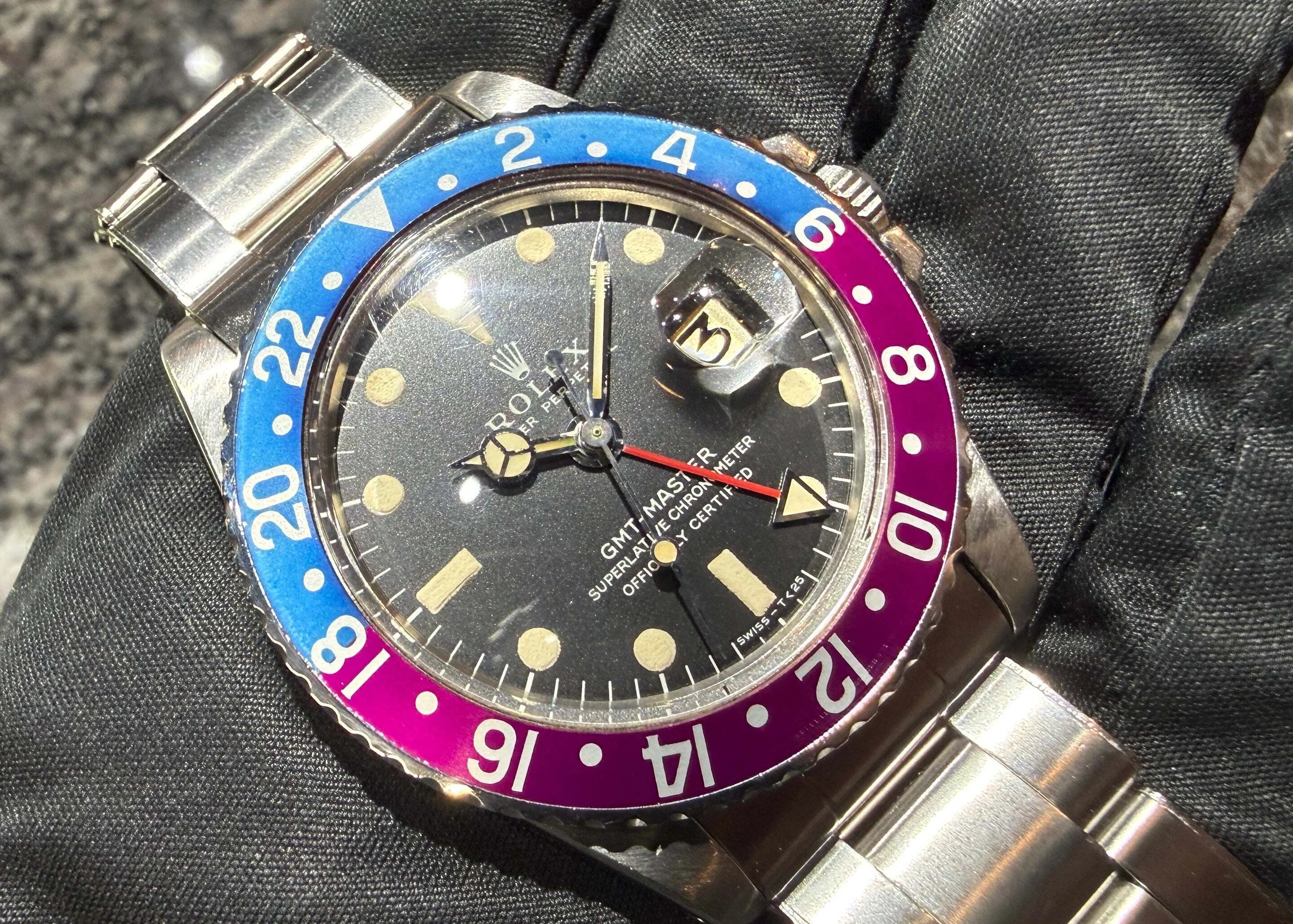 社外品】ROLEX GMT 1675 フクシア インサート ベゼル 【公式通販】