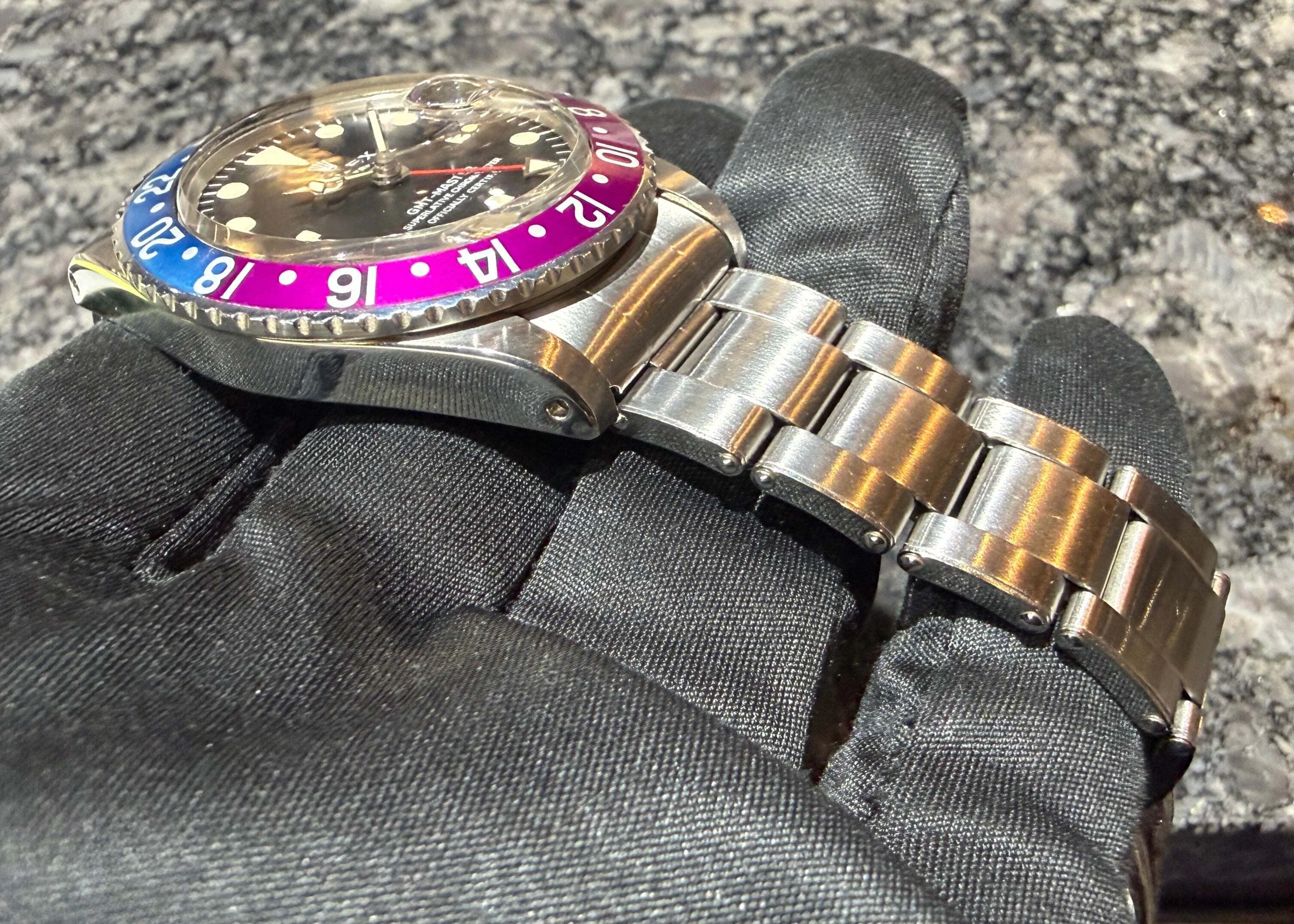 社外品】ROLEX GMT 1675 フクシア インサート ベゼル 【公式通販】