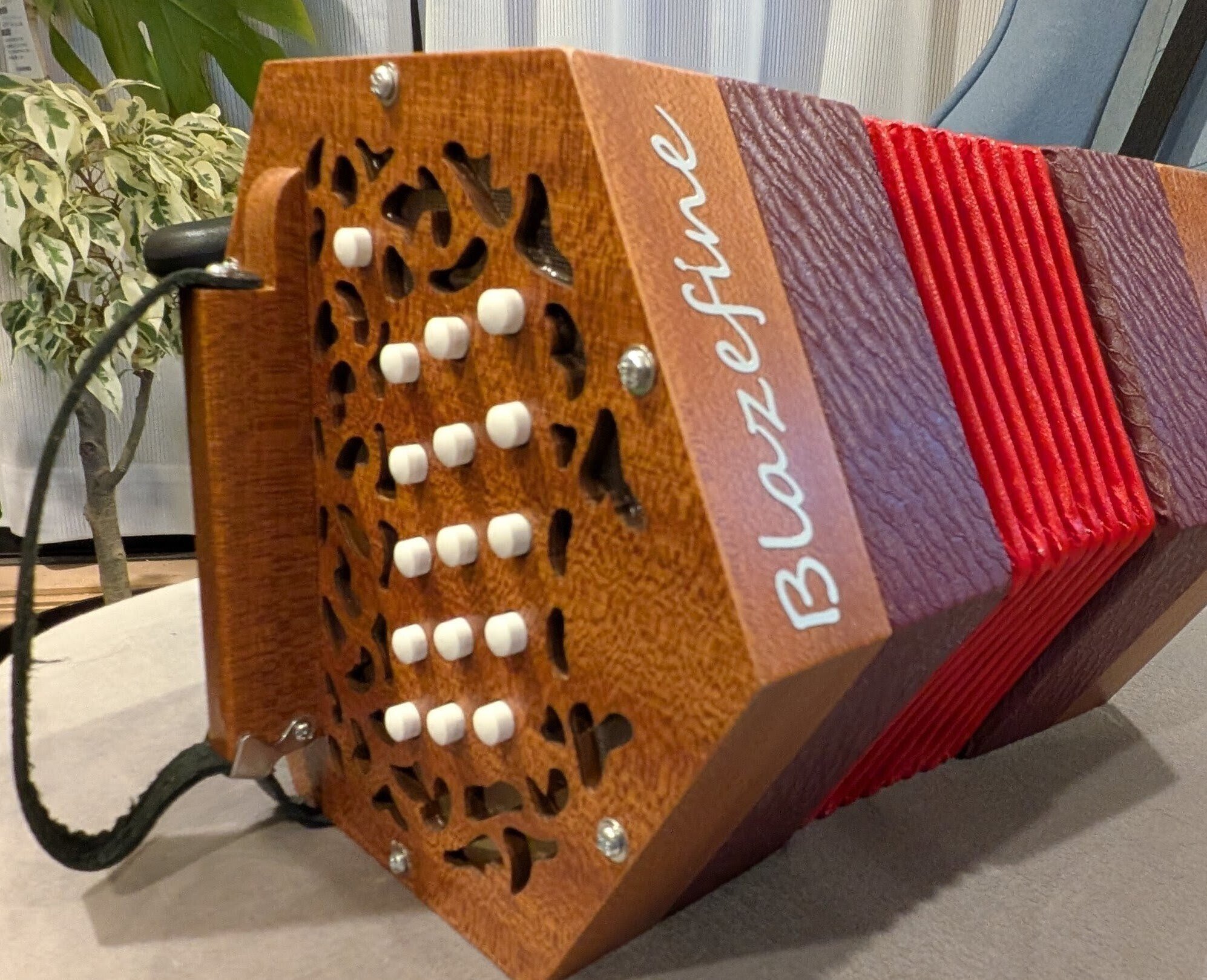 ミスタークリスマス コンサーティーナ ビンテージ Concertina hA2E Blazefine Anglo concertina を買ってみた！…コンサーティーナという