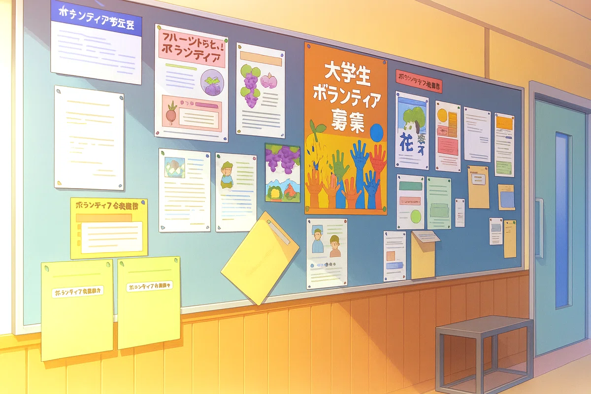 学生課掲示板