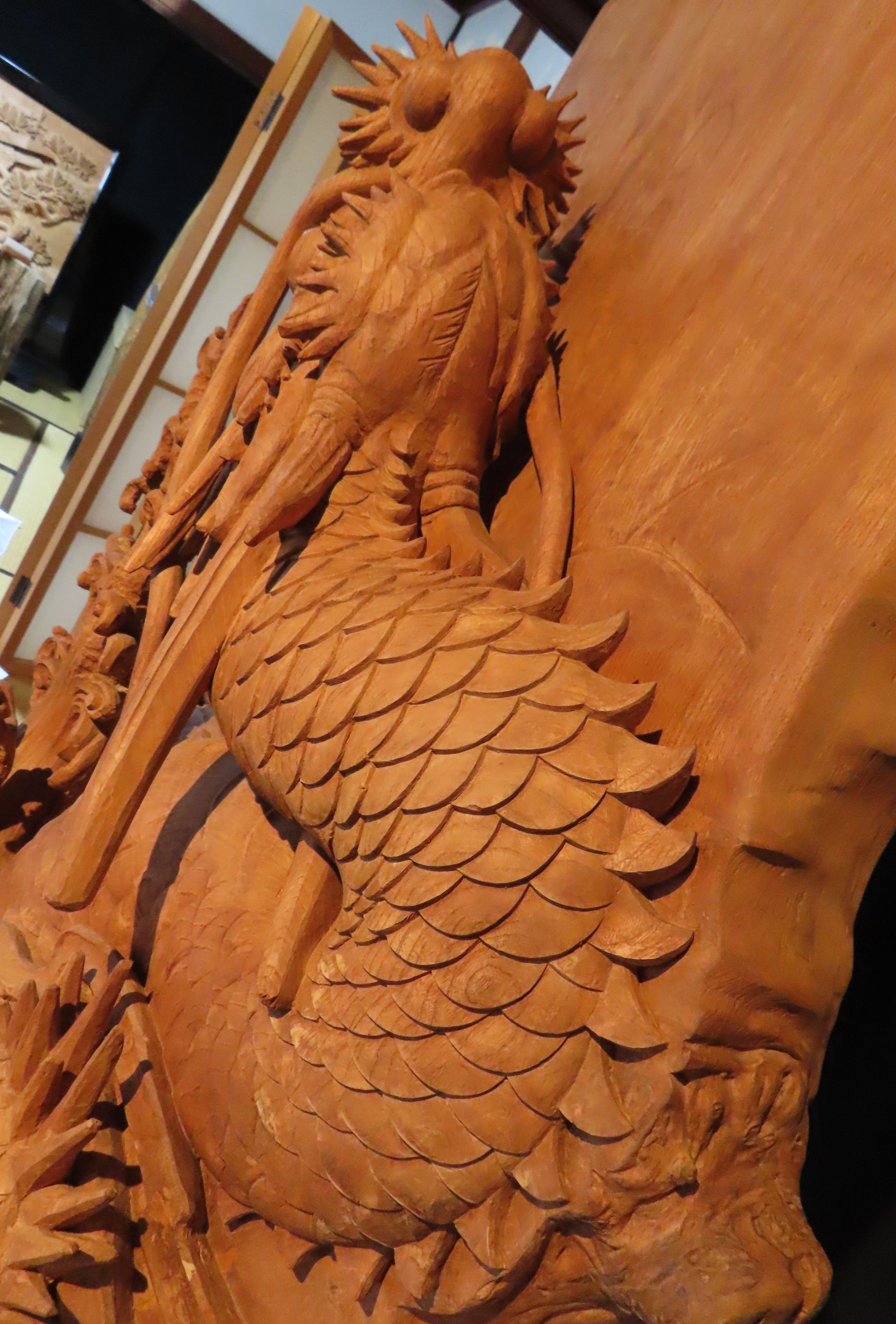 板額　書彫刻　浮彫彫刻　南湖刻 2025年秋、南砺旅行(後半)【一人旅の参考にどうぞ】｜水虎