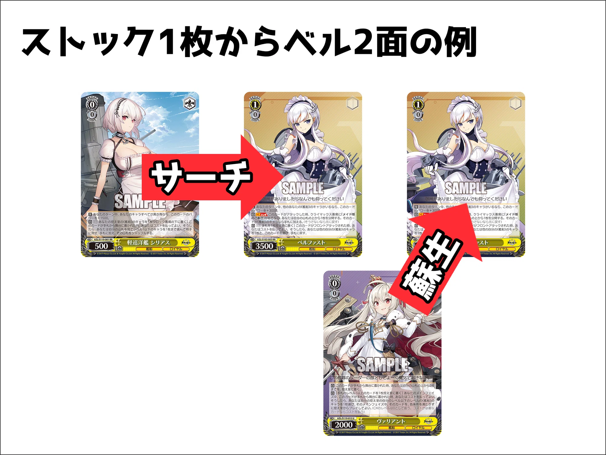 枝門アズレン】1リフできるエンプラを求めて【ヴァイスシュヴァルツ 枝門アズレン】1リフできるエンプラを求めて【ヴァイスシュヴァルツ