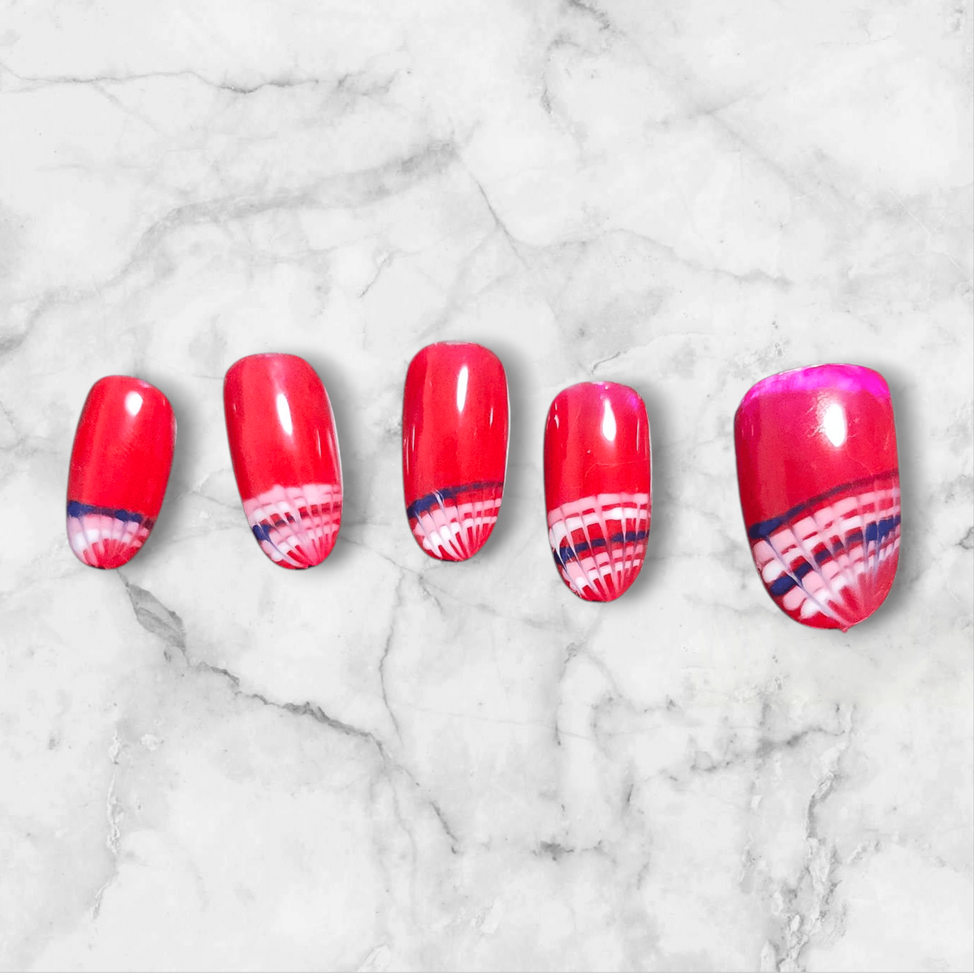 今週のジェルネイル検定準備】#7 ピーコック、できたら意外と楽しい