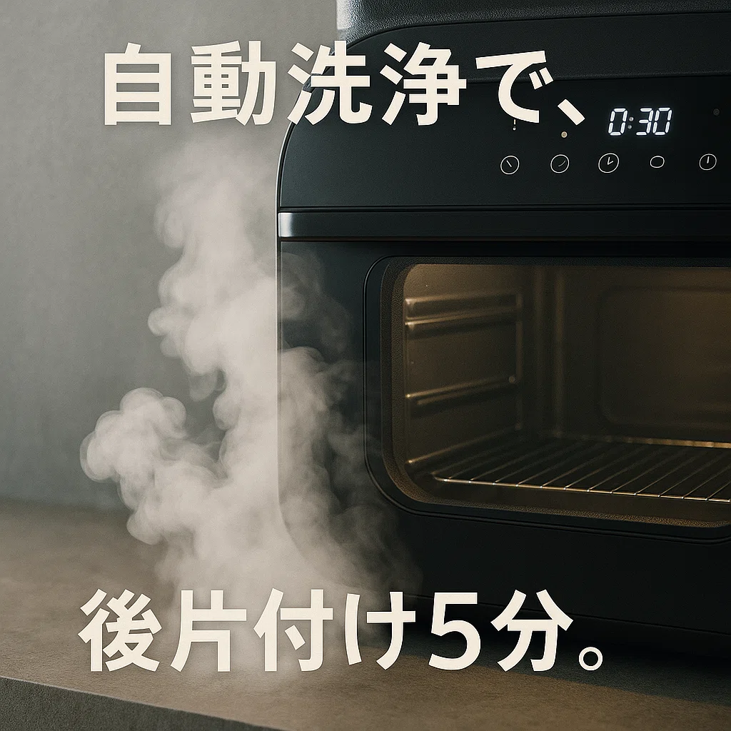 エペイオス FoElem Chef ノンフライオーブン徹底解説｜自動洗浄