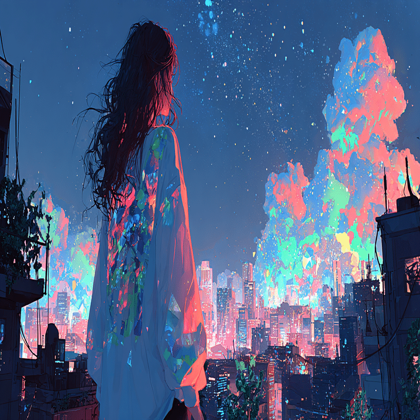 色鮮やかな幻想的な絵 幻想的な絵の写真 - 無料の高画質写真をダウンロード | Freepik