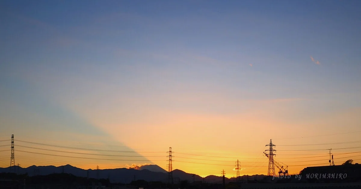 夕暮れ