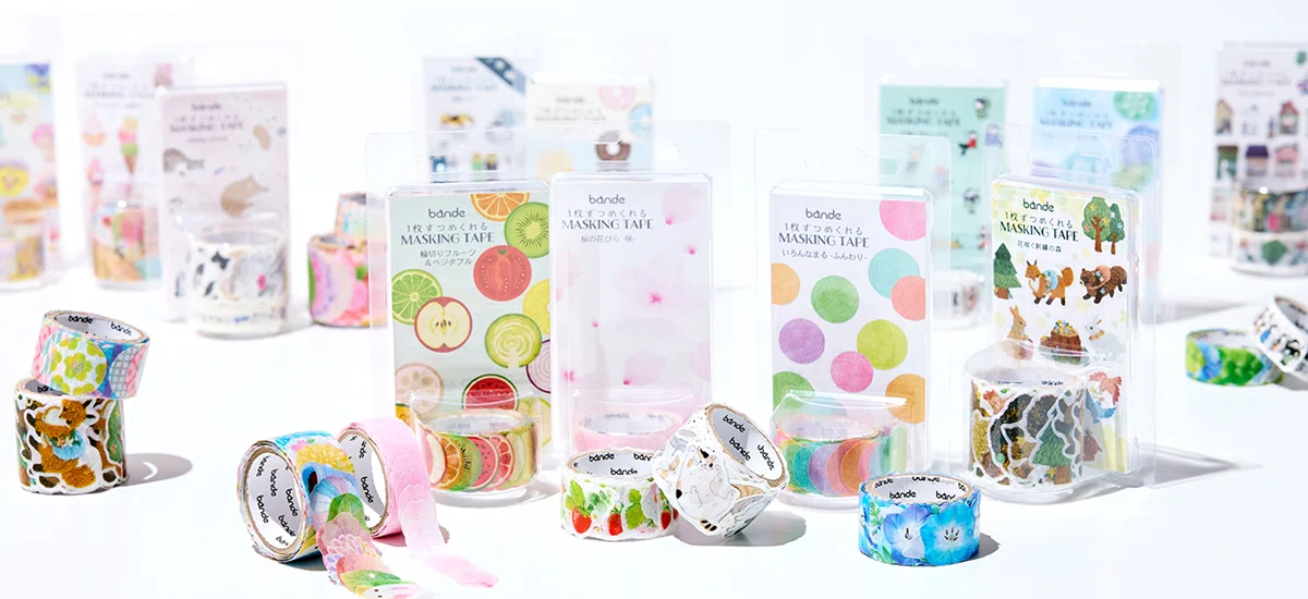 マステの「切れ端」をカワイイに！文具好きがハマる【bande】の