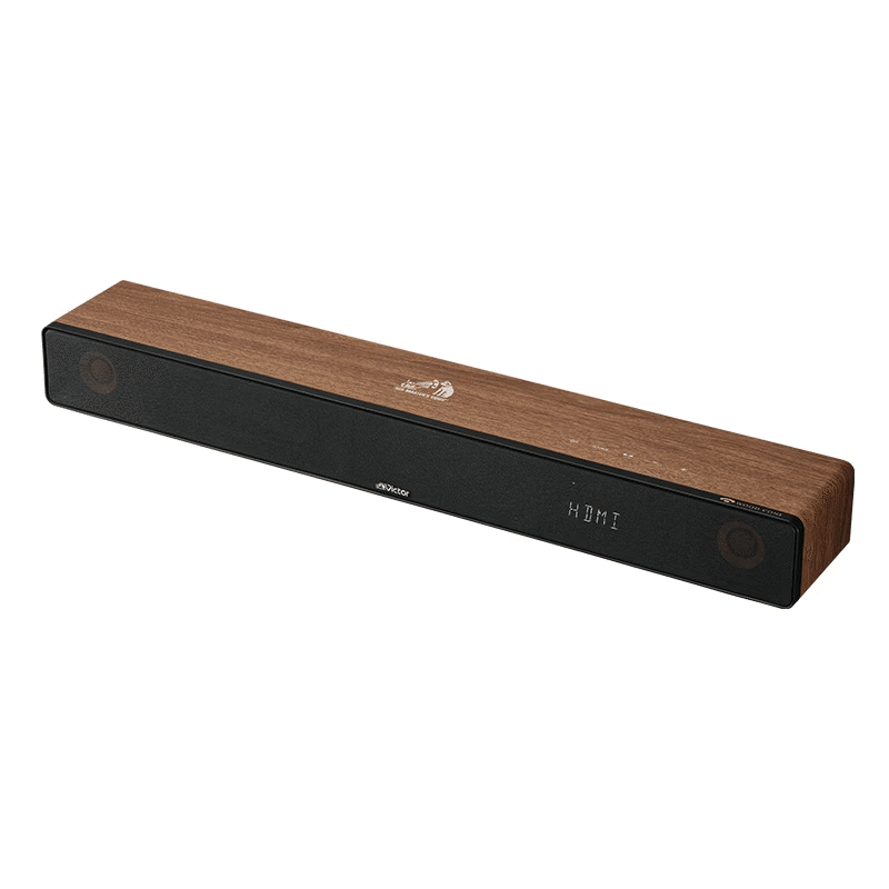 JVCケンウッド〉 Victor WOOD CONE SOUNDBAR TH-WD05 — “木”の振動板が