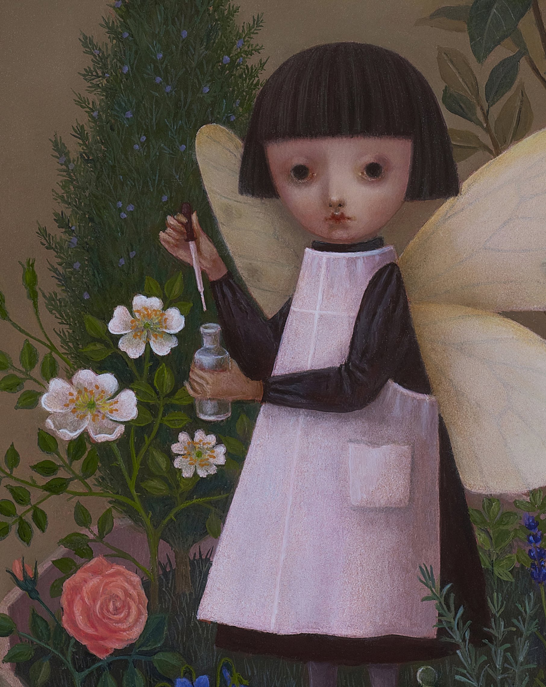 私の植物相｜深瀬優子｜挿絵、向こう側の子｜｜SCRIPTORIUM｜菫色の写字室