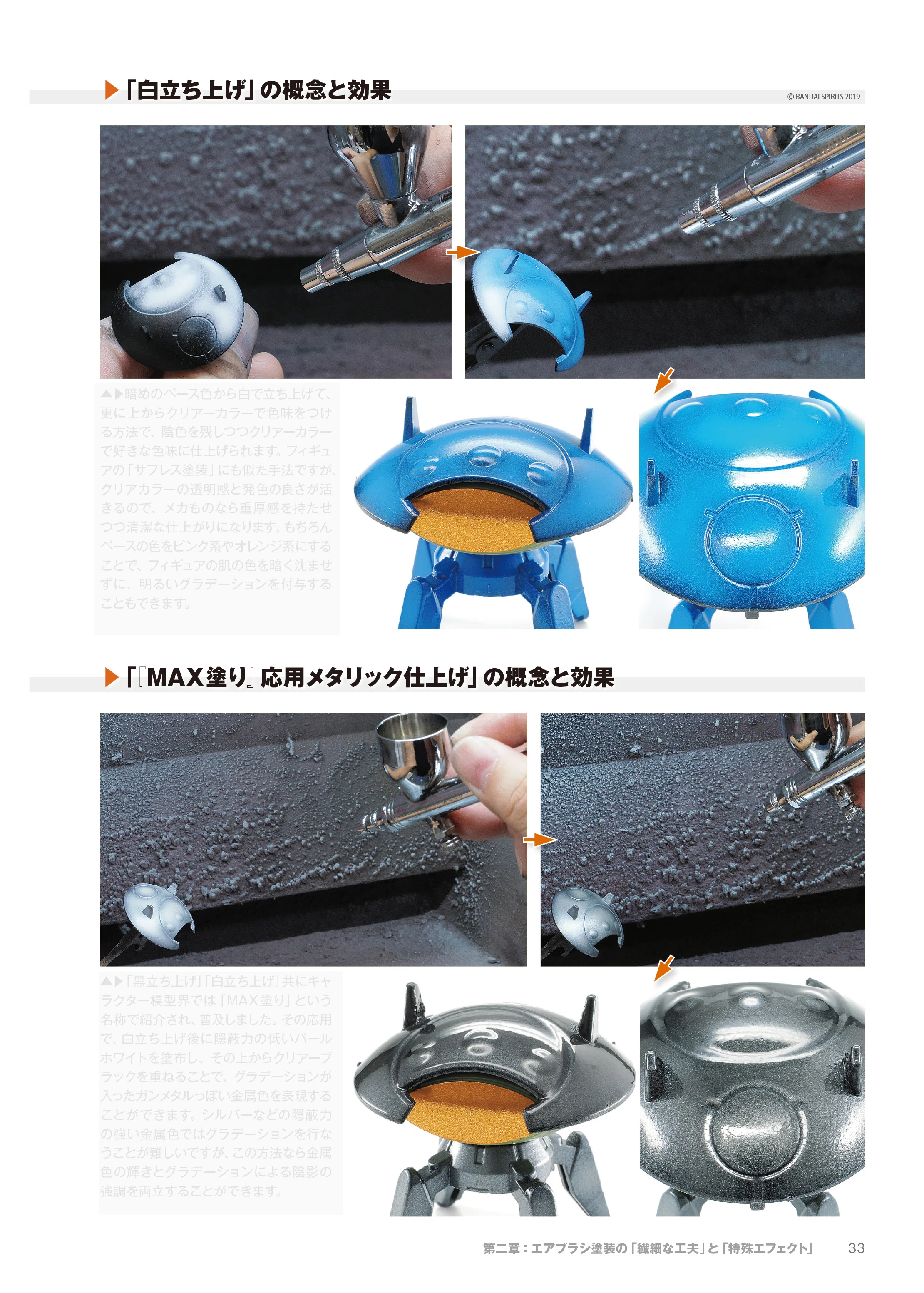 サンプル公開】キャラ×テク大全2 エアブラシ塗装の高次元テクニック編