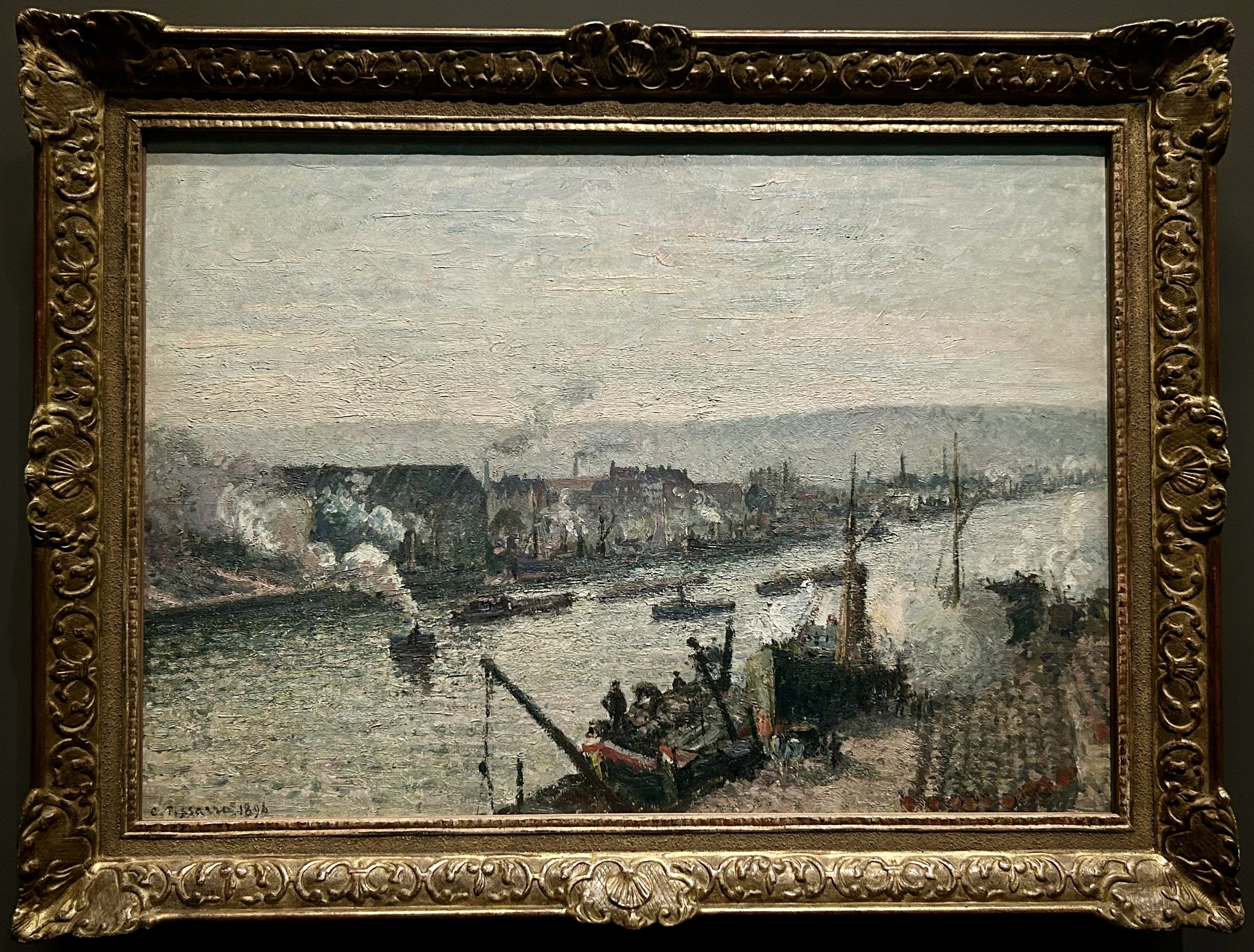 子供のためオルセー美術館(228)煙の匂い/ピサロ、ギヨマン・ふたりが見