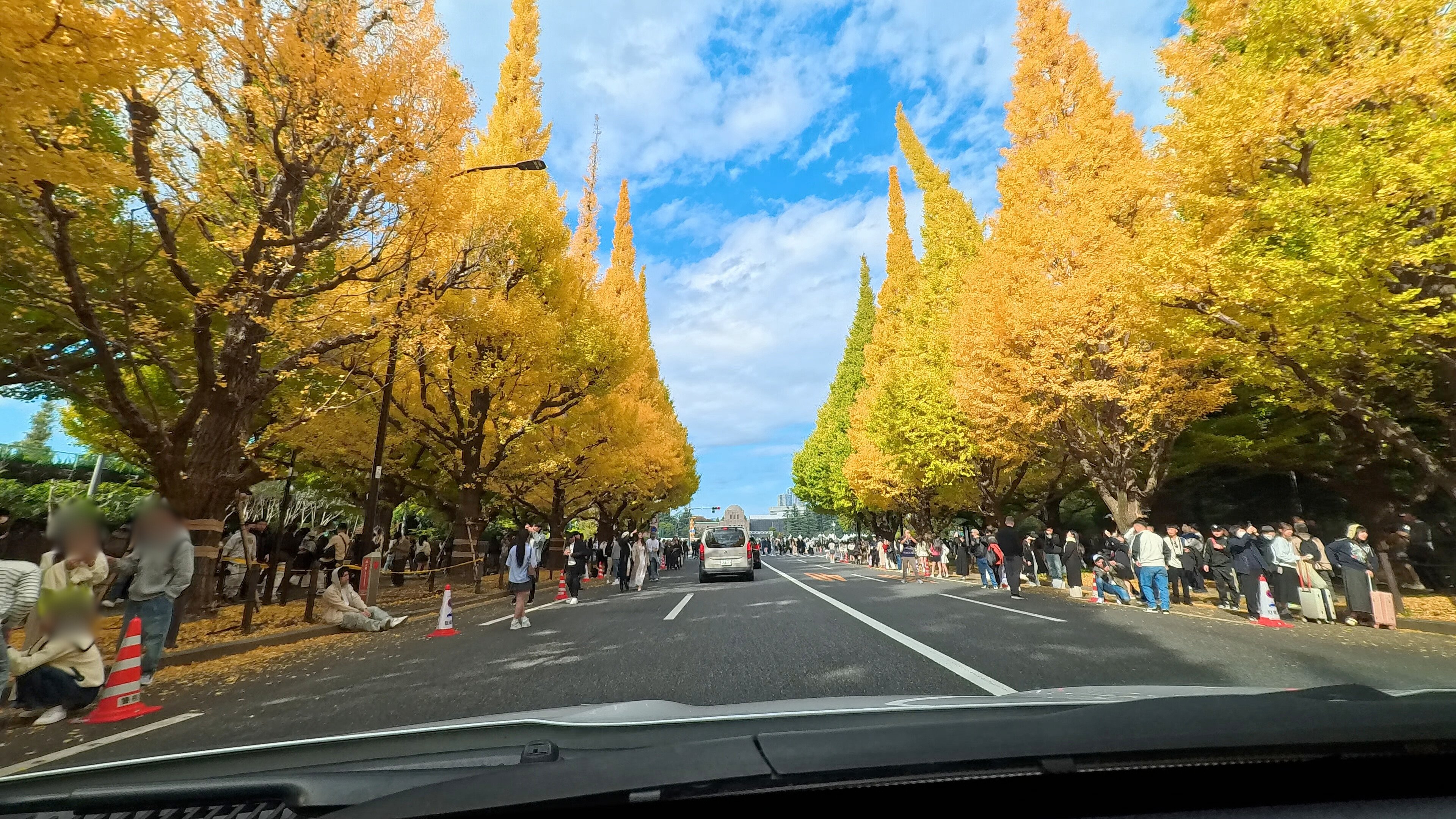 東京 観光・撮影スポット】神宮外苑のいちょう並木 アクションカメラで
