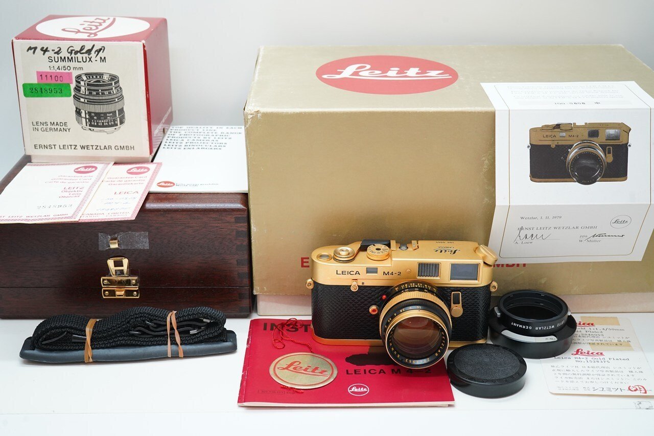 悪趣味ゴールドなライカM4-2｜絞り開放戦線