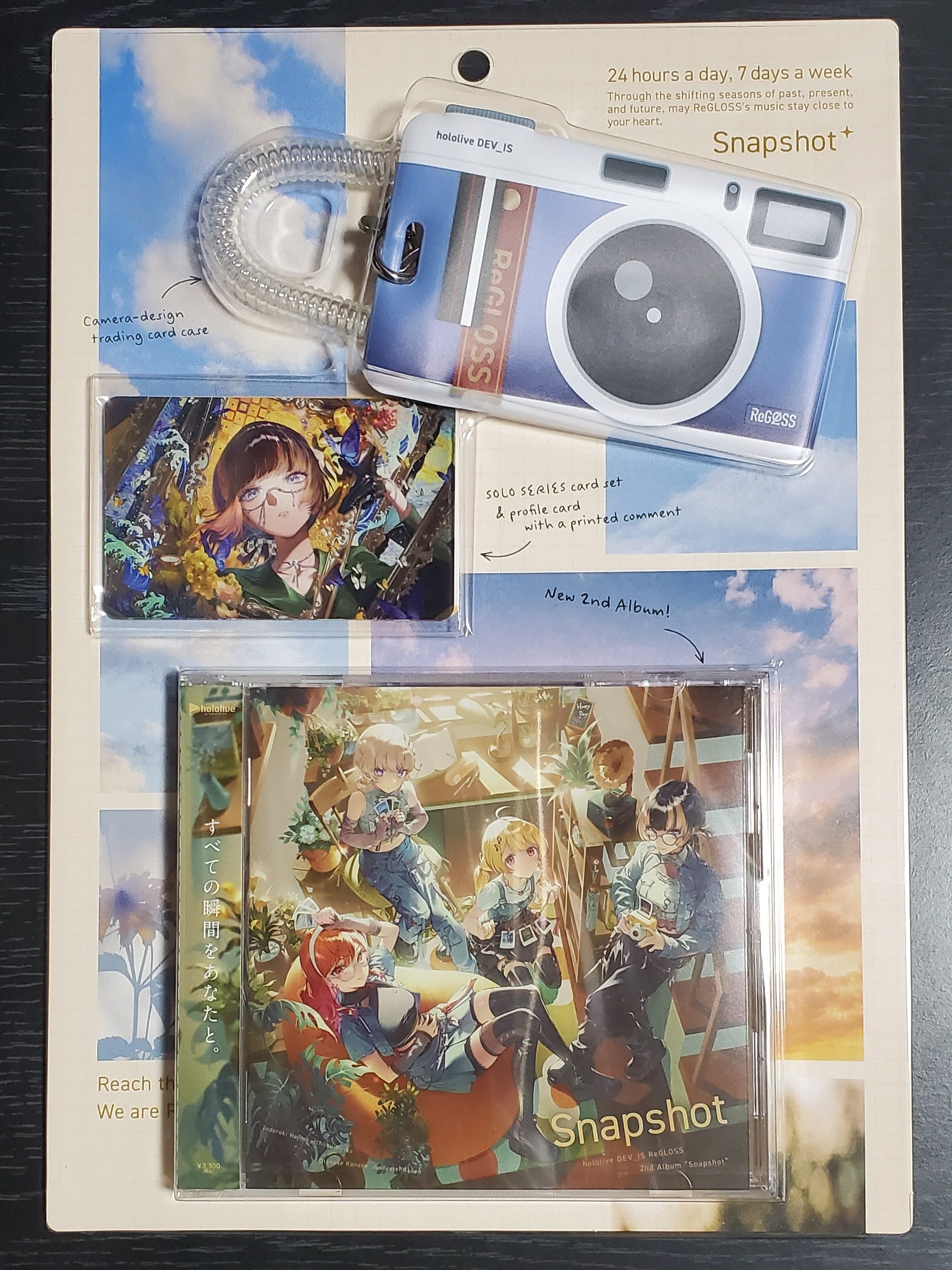 ReGLOSS】2nd Album『Snapshot』（完全生産限定盤）買いました