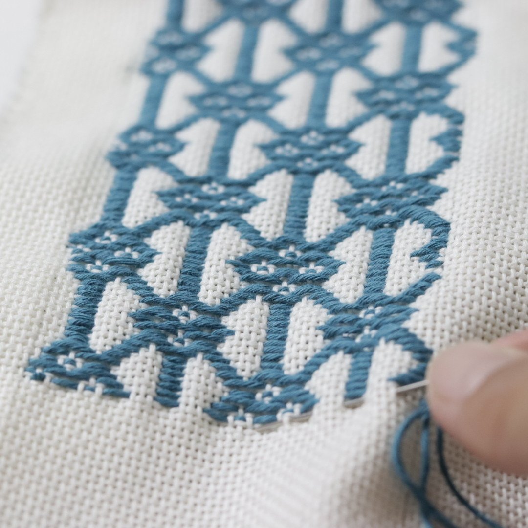 こぎん刺しの半衿限定販売開始｜ハッケル