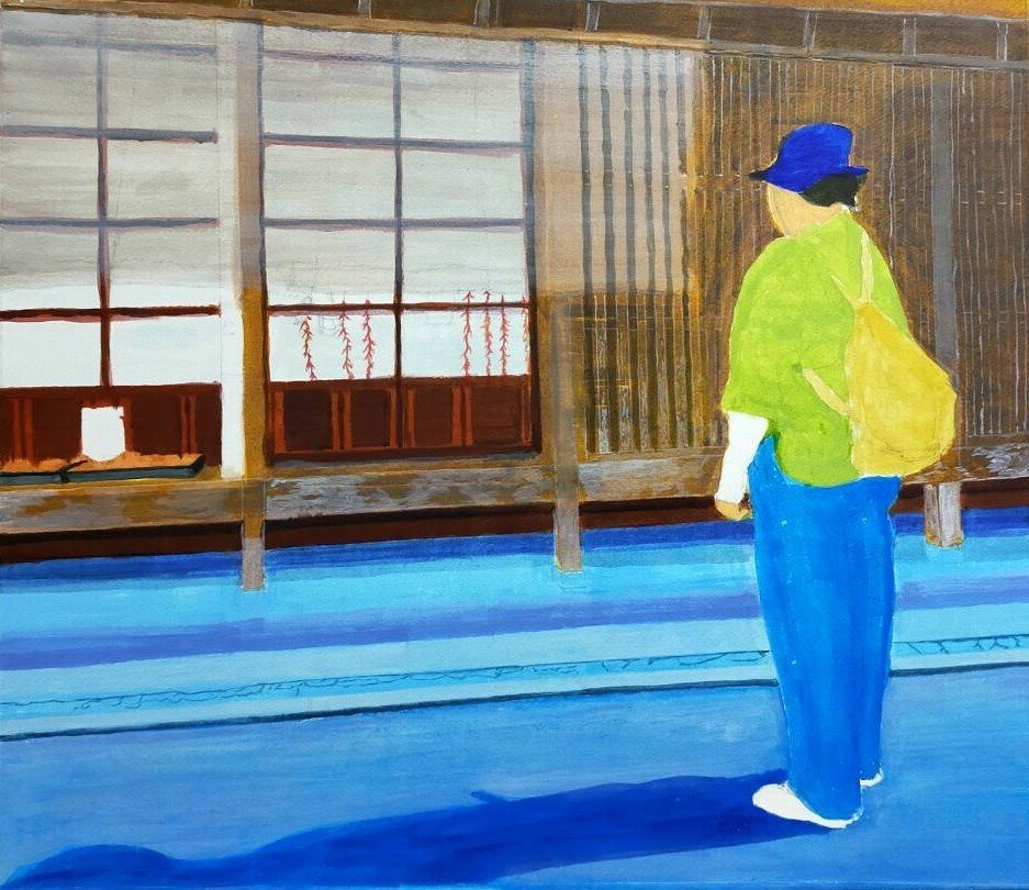 アクリル画　人物　1098 hqdefault.jpg