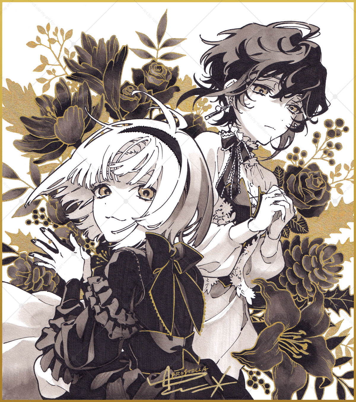 ゆきな 直筆色紙 コミティア いよいよ明日です！宜しくお願いします🥰 直筆色紙の写真は今日中か明