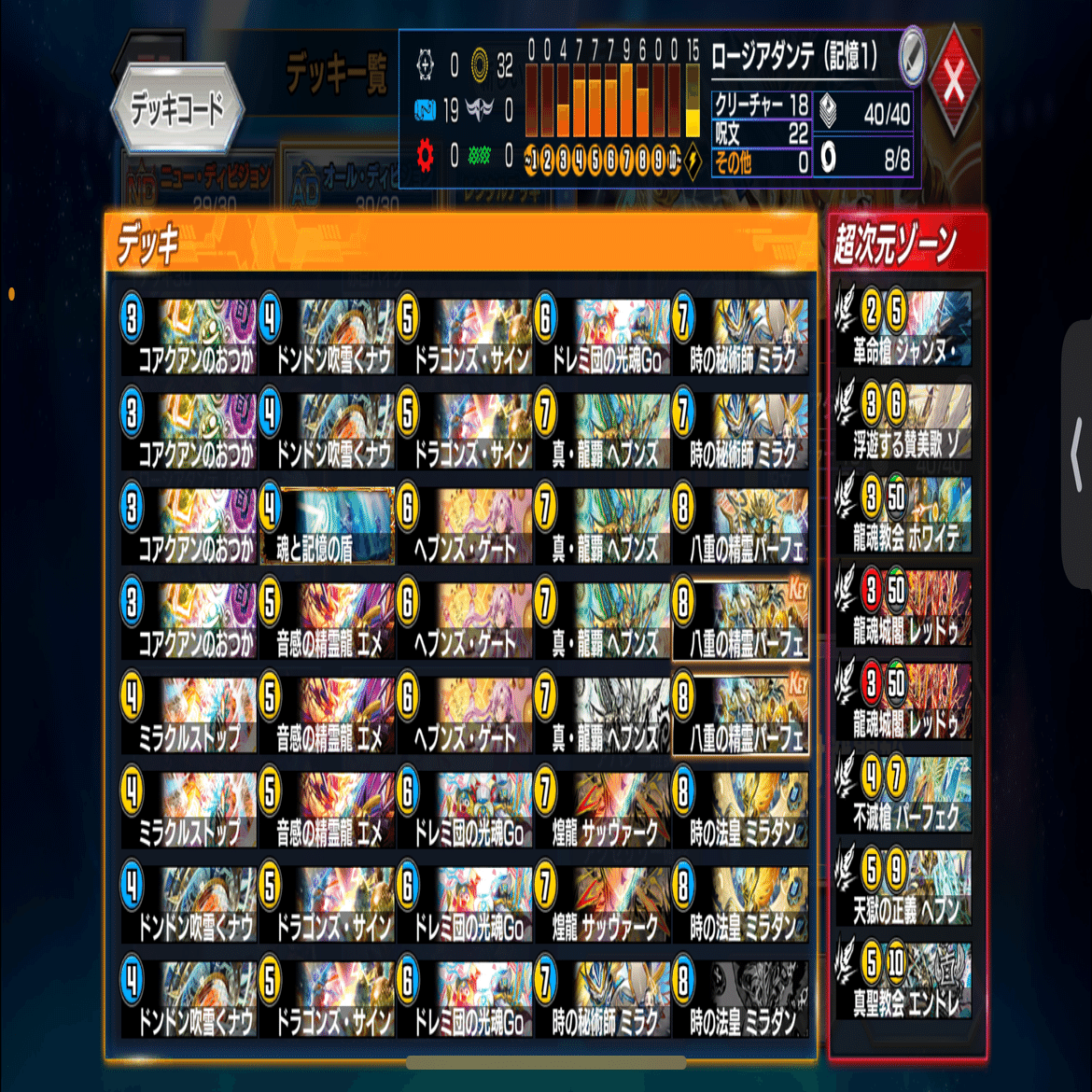 1700↑&BA Best64×2！ 誇張抜き「最高傑作」のロージアダンテ紹介