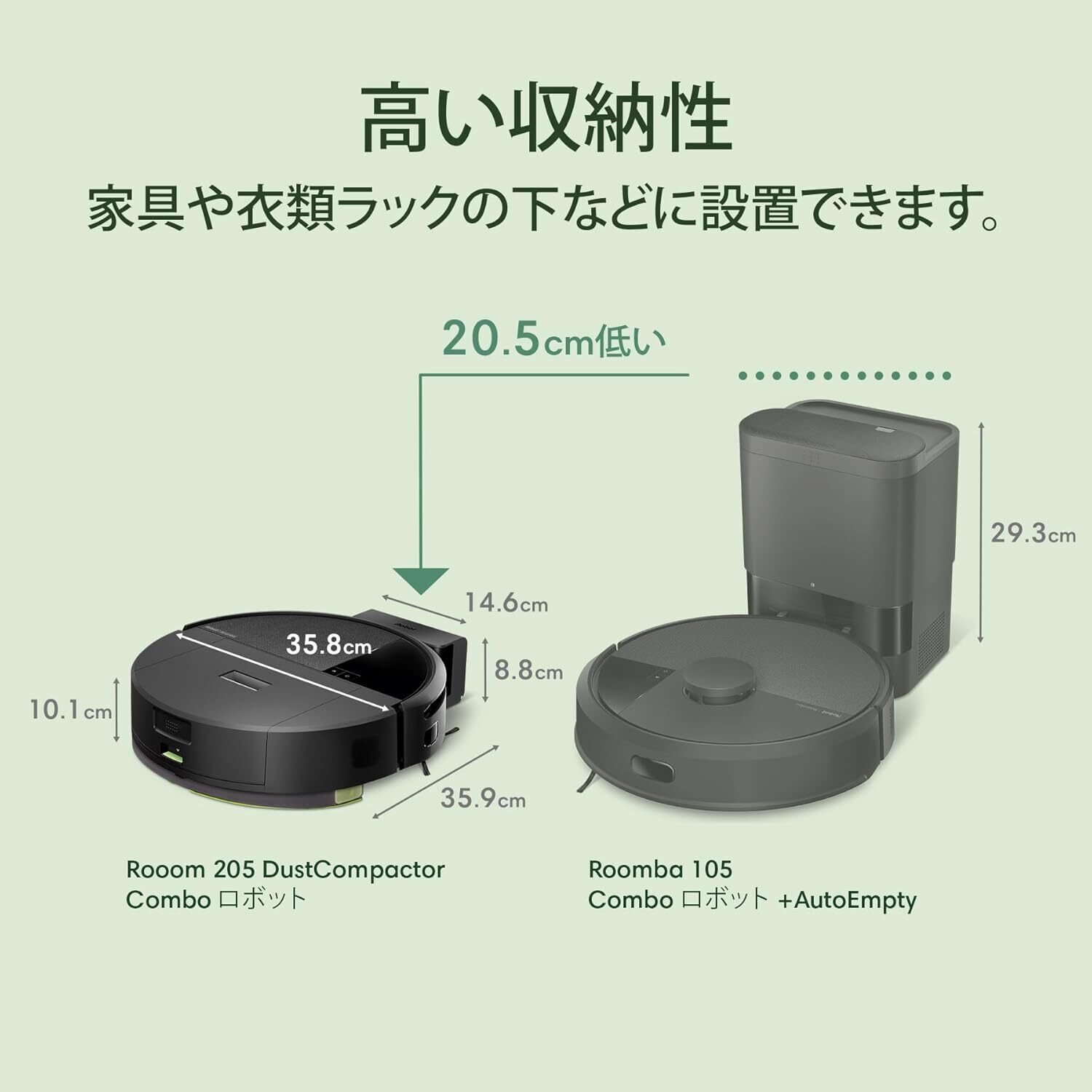 楽天市場】【32％OFF】 公式 3年保証 Roomba 205 DustCompactor Combo
