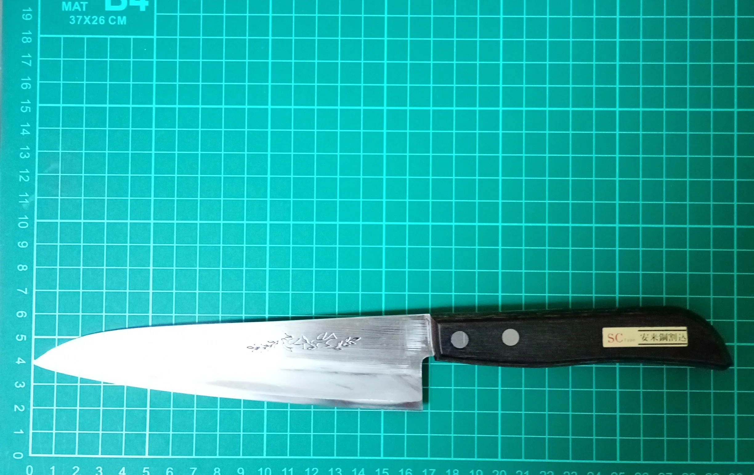 Sharpening a Yasuki Steel Double-Edged Kitchen Knife｜はっさ