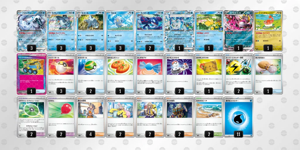 ポケカ】Sigmaのパオジアンデッキを初期と末期で比較してみた【2025/12