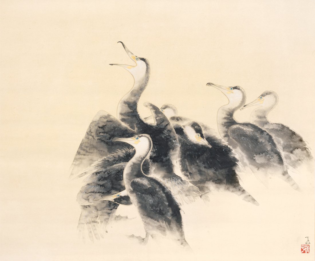 前田青邨 洞窟の頼朝｜コーギー｜日本画note