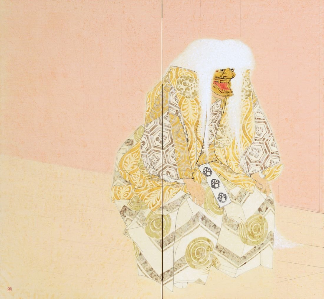 前田青邨 洞窟の頼朝｜コーギー｜日本画note